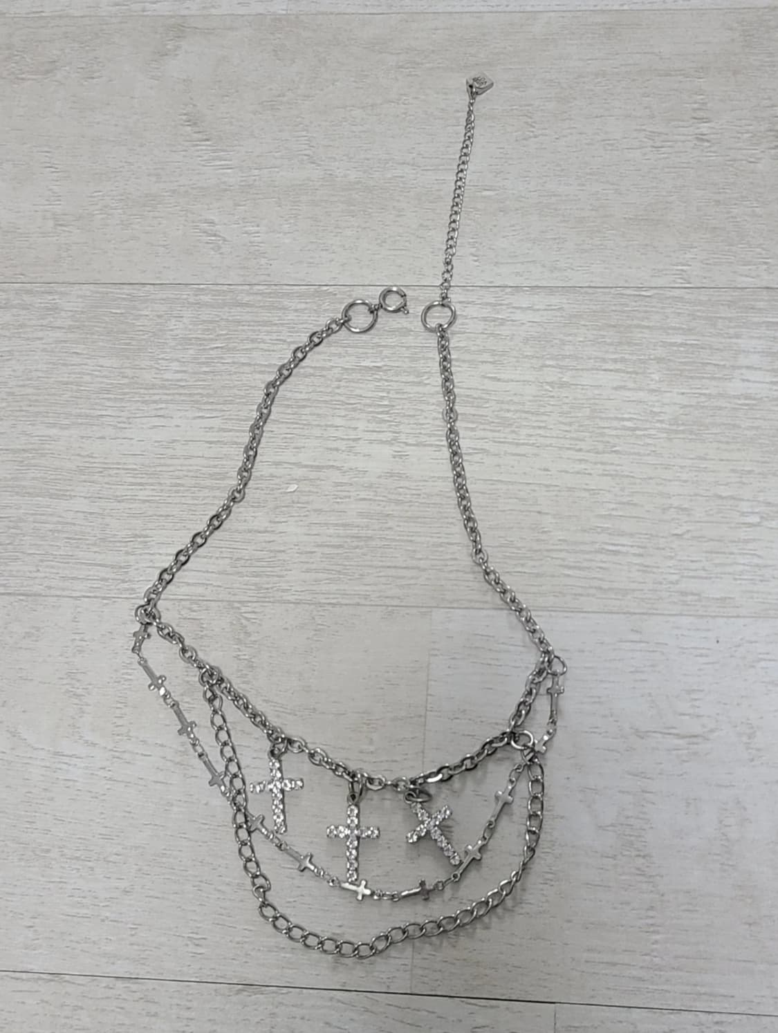 레체빈 십자가 서지컬 목걸이 상품이미지1