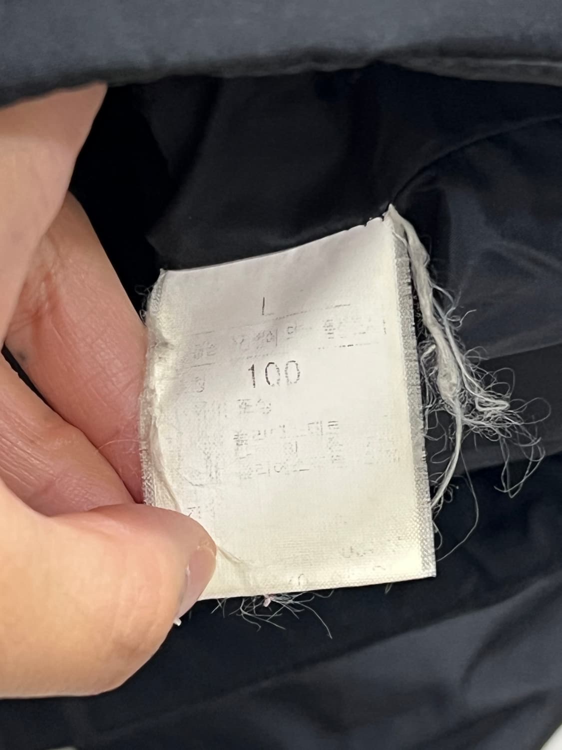 노스페이스 내피 솜 패딩 블랙 상품이미지5