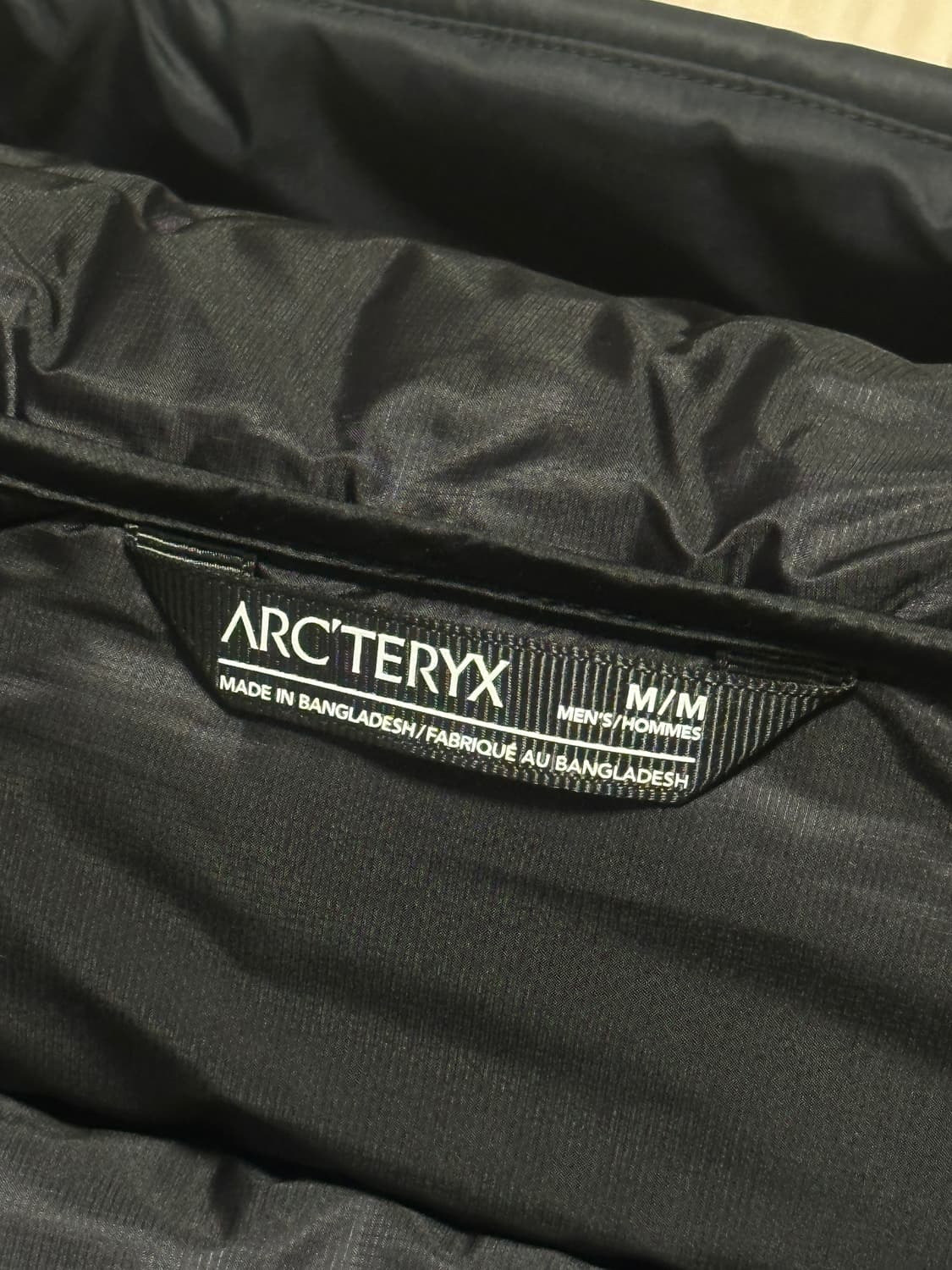 [M]아크테릭스 토륨 후디 블랙 팝니다. 상품이미지3