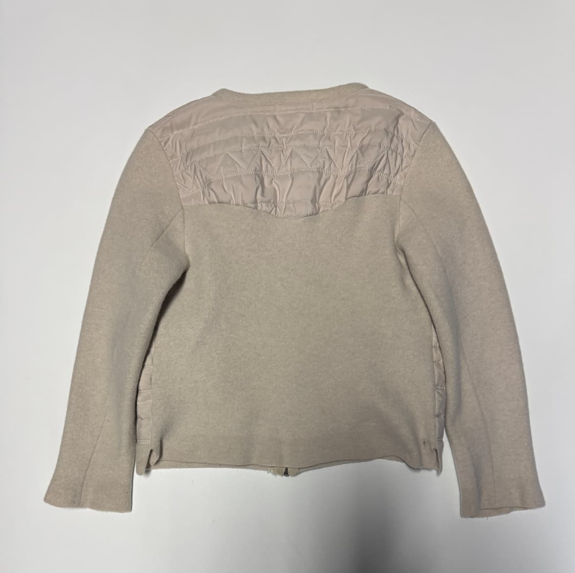 여성 한섬 SJSJ 경량 패딩 니트 집업 자켓 S 상품이미지2