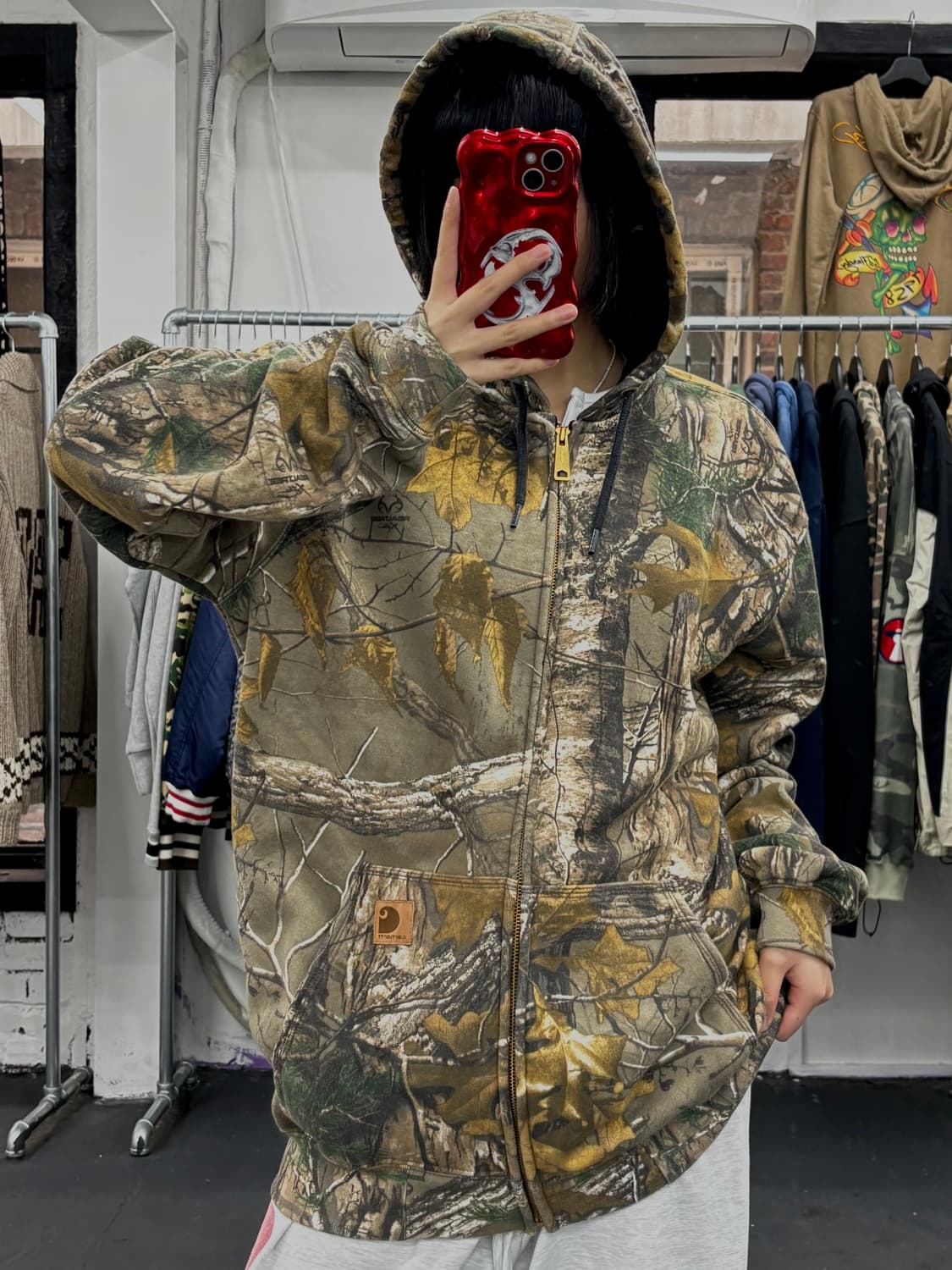 칼하트 리얼트리 후드집업 상품이미지4