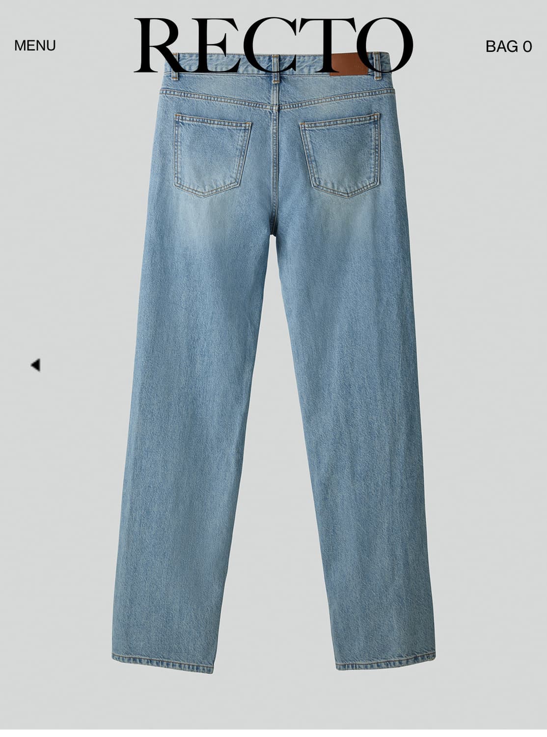 렉토 RECTO DESTROYED DENIM PANTS (LIGHT BL 상품이미지8