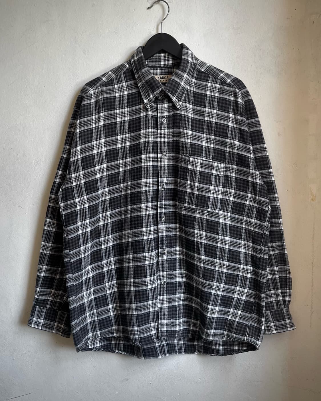 90-00s KANSAI YAMAMOTO Big Check Shirt 상품이미지3