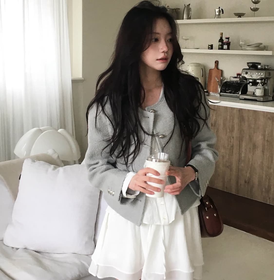 아카이브제이투유 클라우드 울 트위드자켓 상품이미지3