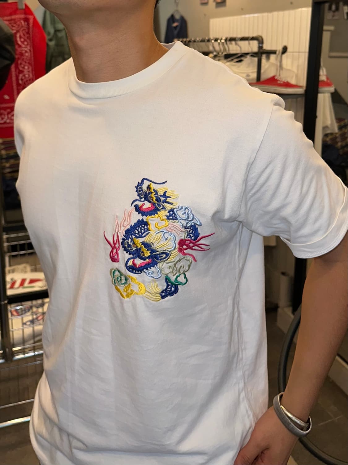 Toyo Enterprises Sukajan pattern T-shirt 상품이미지3