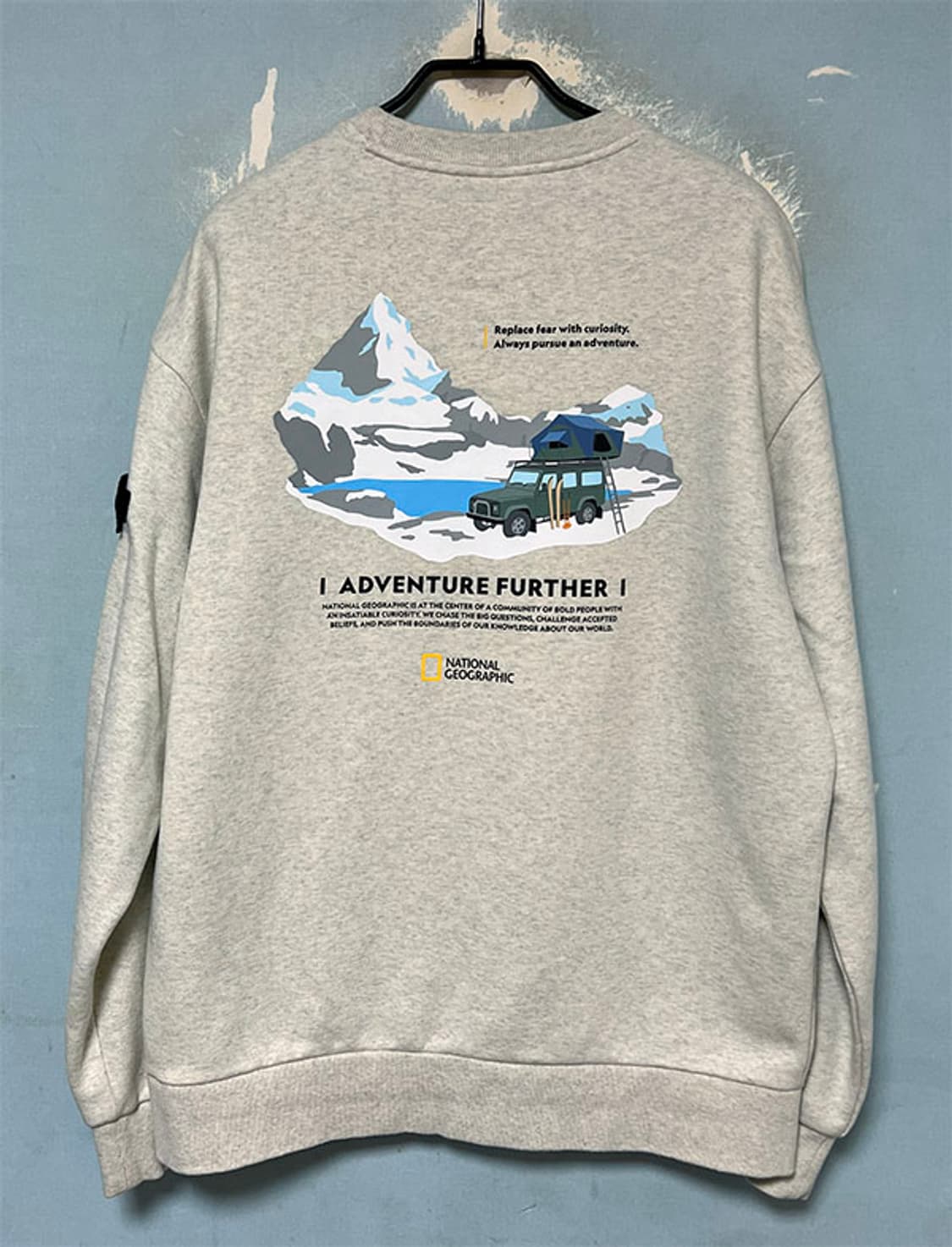 내셔널지오그래픽 남자 맨투맨 와펜 XL 105 상품이미지2