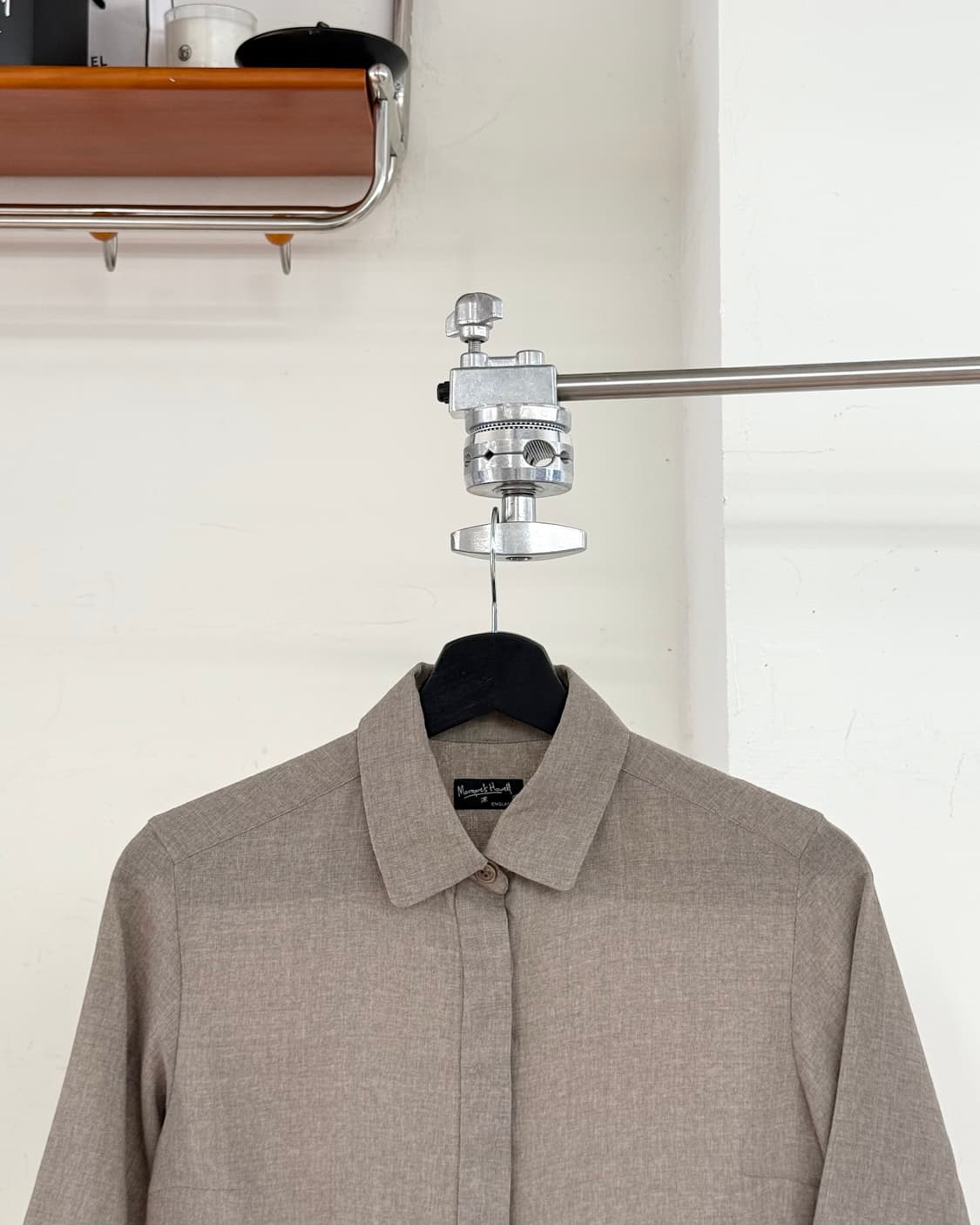 마가렛 호웰 스톤 린넨 숏 슬리브 버튼 셔츠 상품이미지2