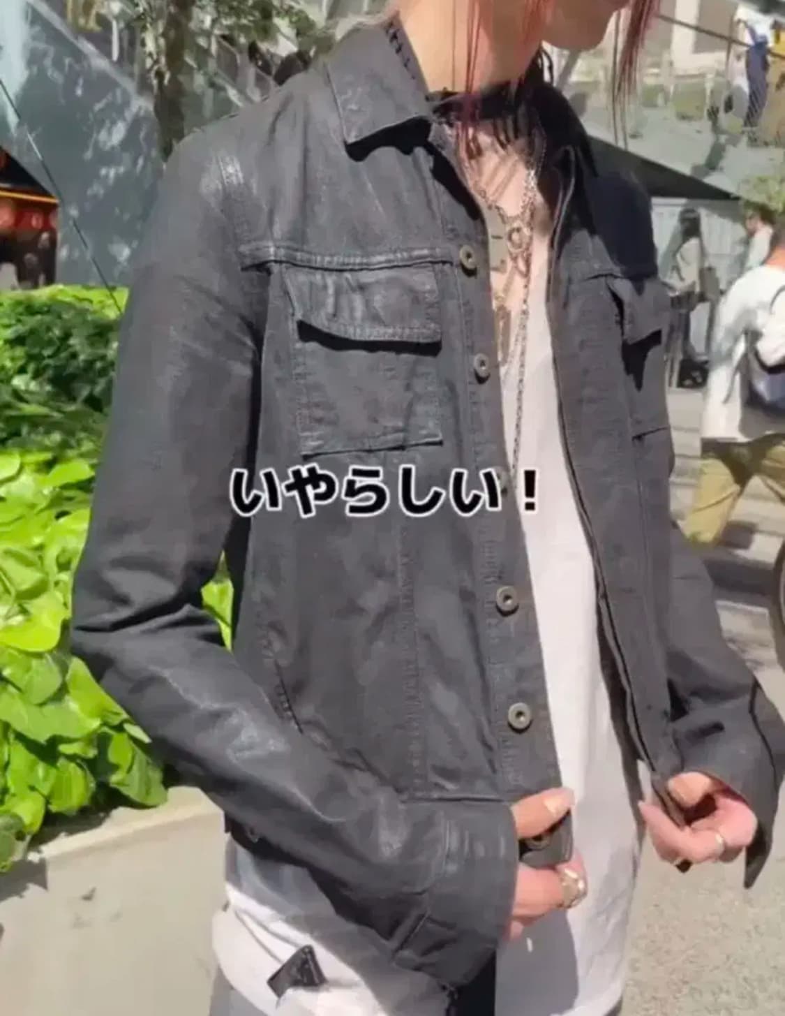 10fw 발렌시아가 스프레이 그레이 데님자켓 상품이미지2