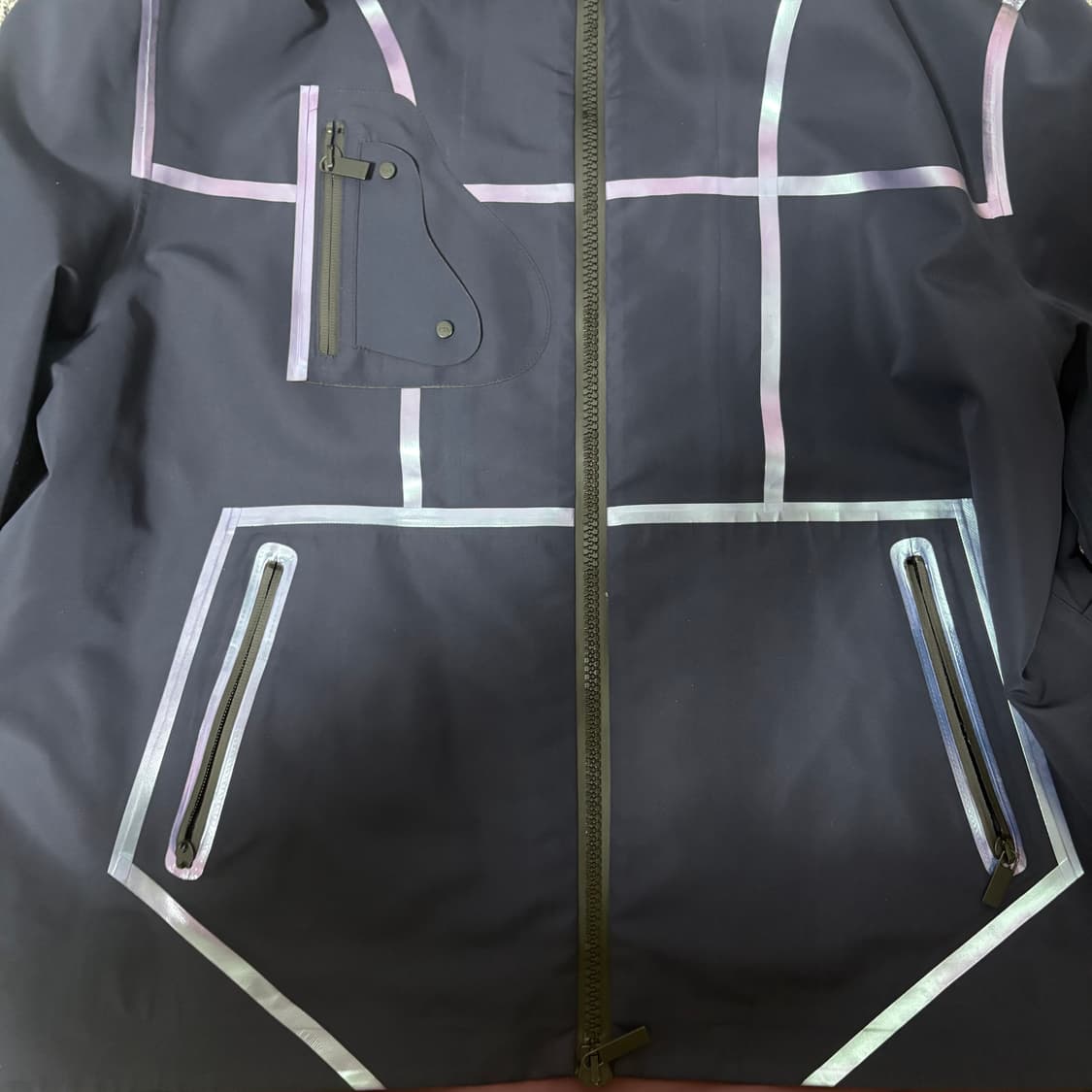 19fw 디올  Dark blue reflective strip 바람막이 상품이미지8