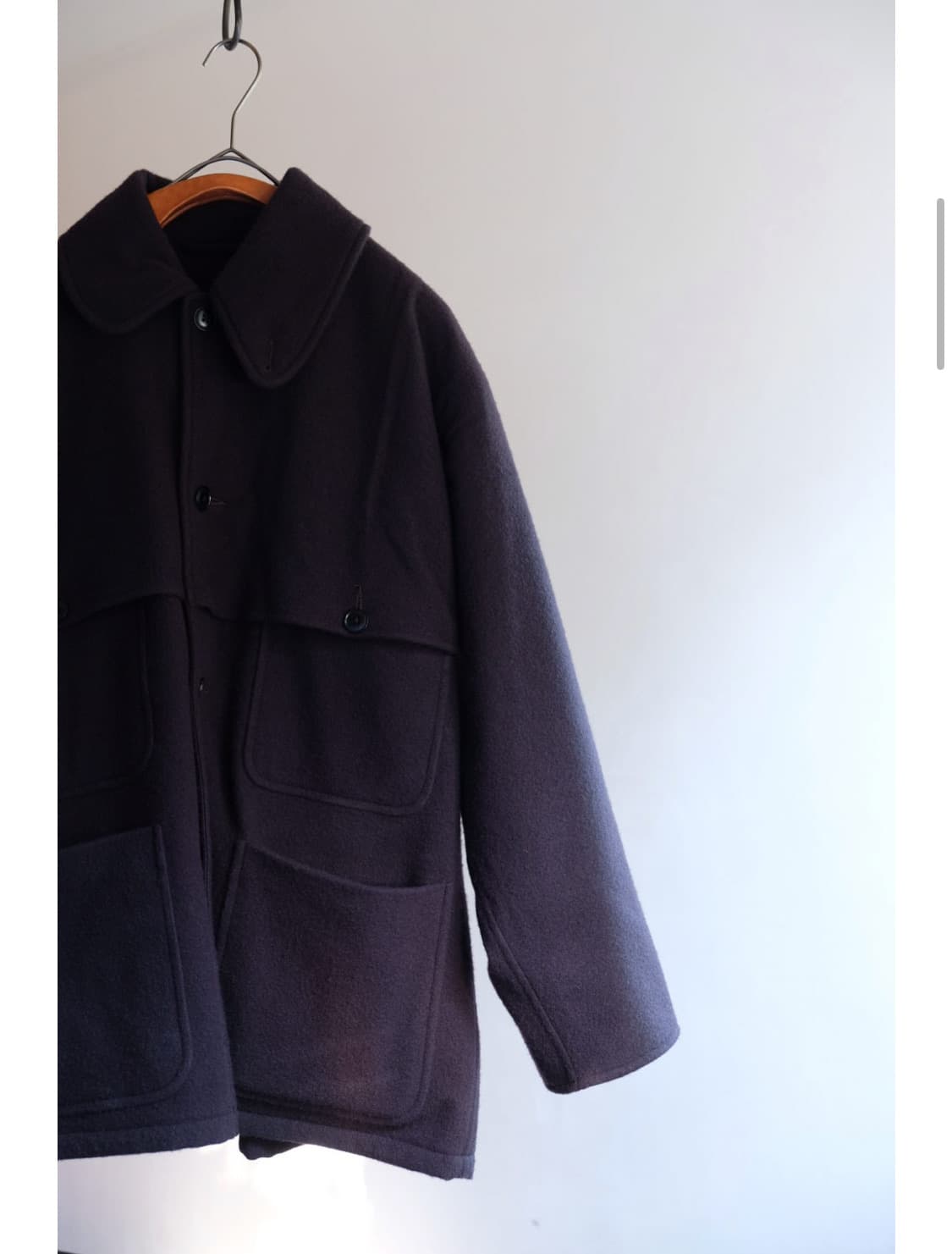 코모리 네프드 울 매키노 코트 상품이미지3