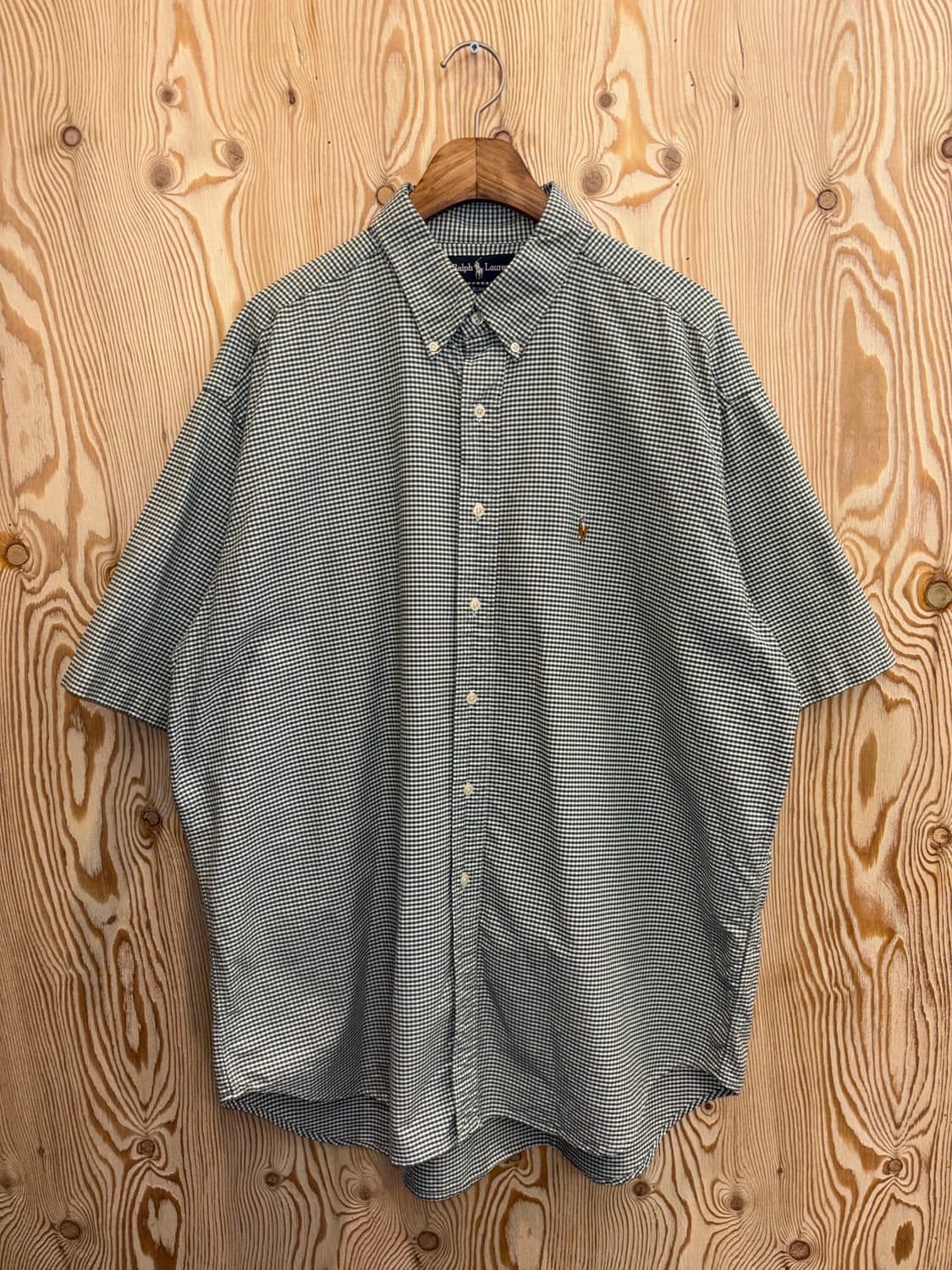 폴로 체크 반팔 셔츠 상품이미지1