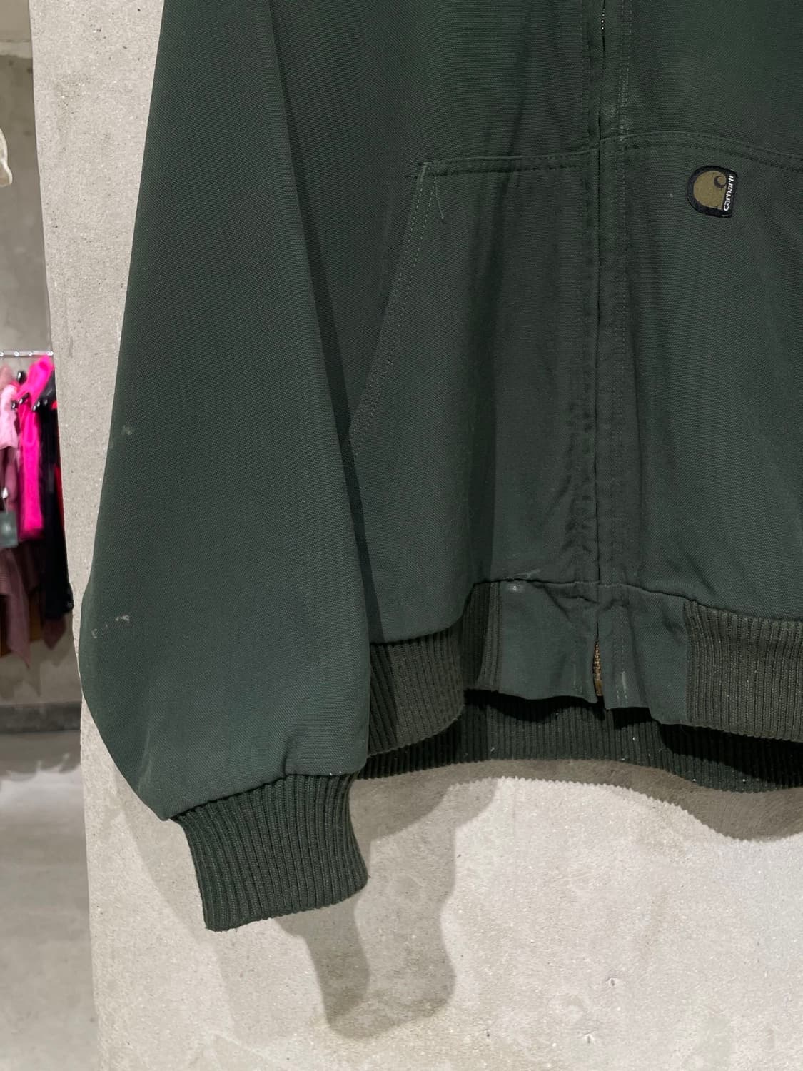 칼하트 올리브 그린 워크 후디 자켓 상품이미지4