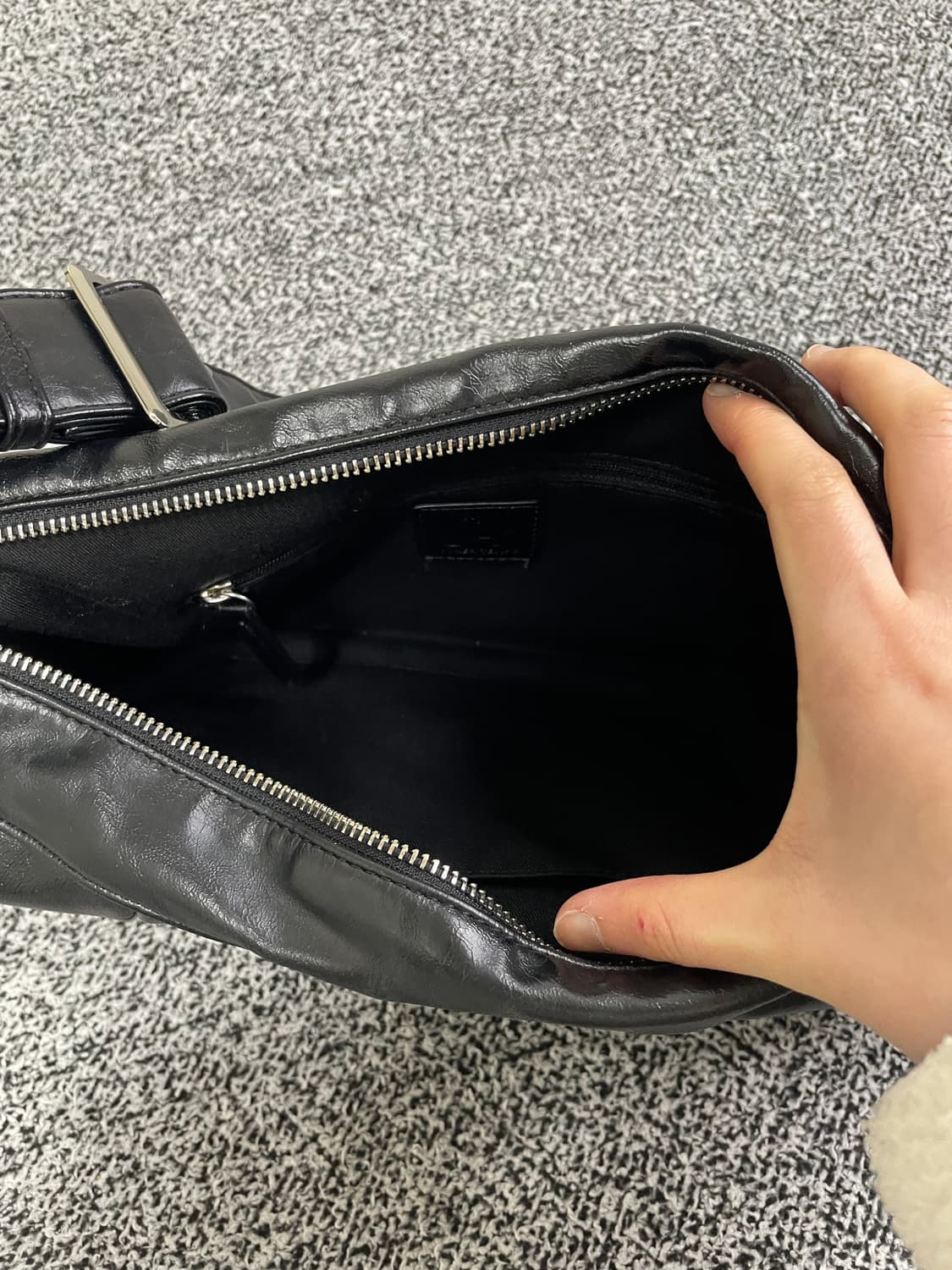 빈티지9. 아더템포 몰토백 크로스백 핸드백 레더 블랙 숄더 백 가방 상품이미지5