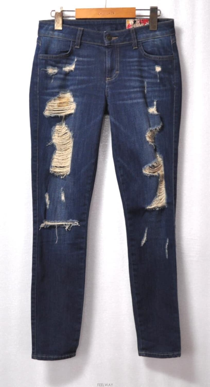 씨위진(CURIOUS)/여성디스트로이드스키니청바지(허리26) 상품이미지1