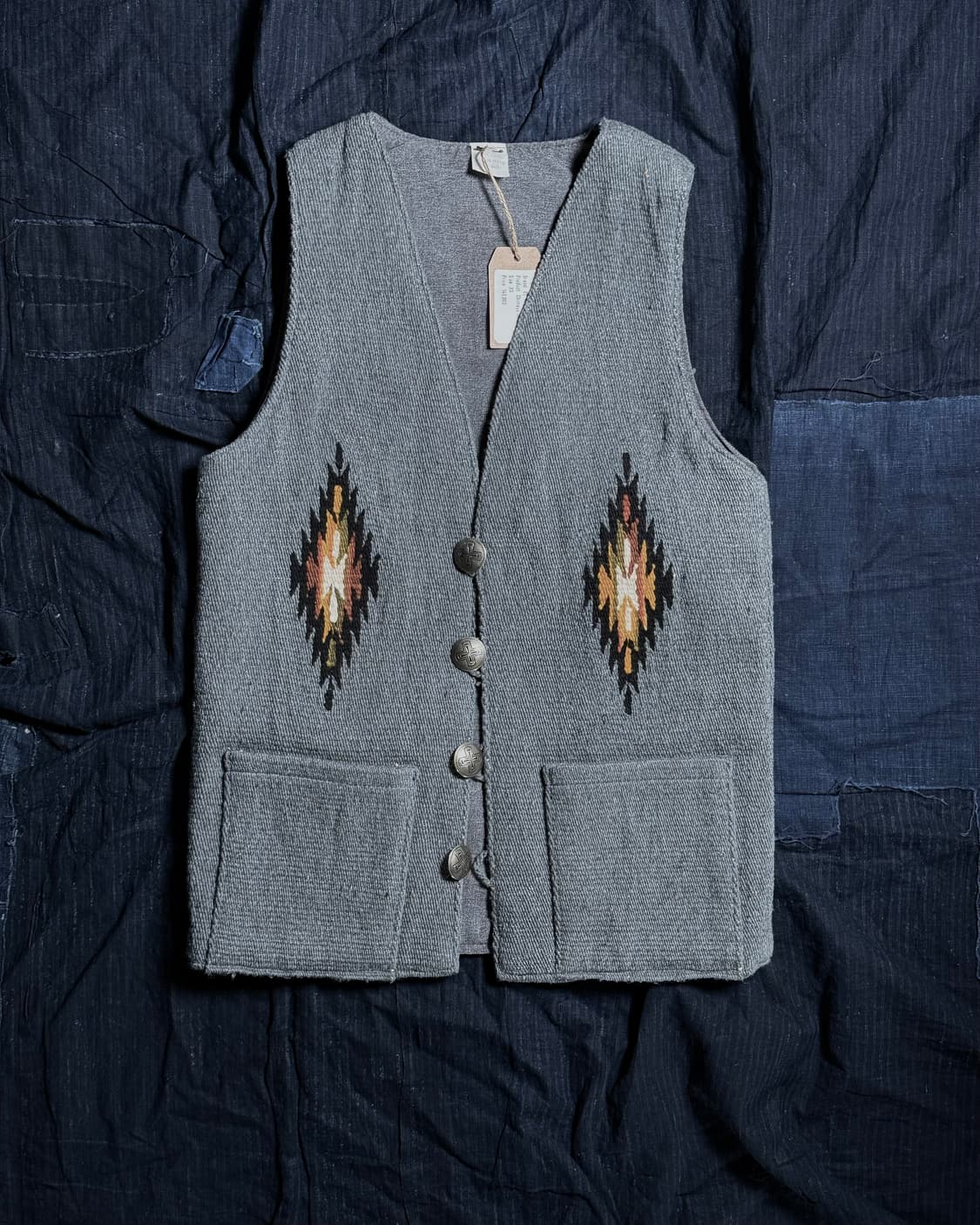 80-90‘s 몰리나 치마요 울 베스트 XS 상품이미지1