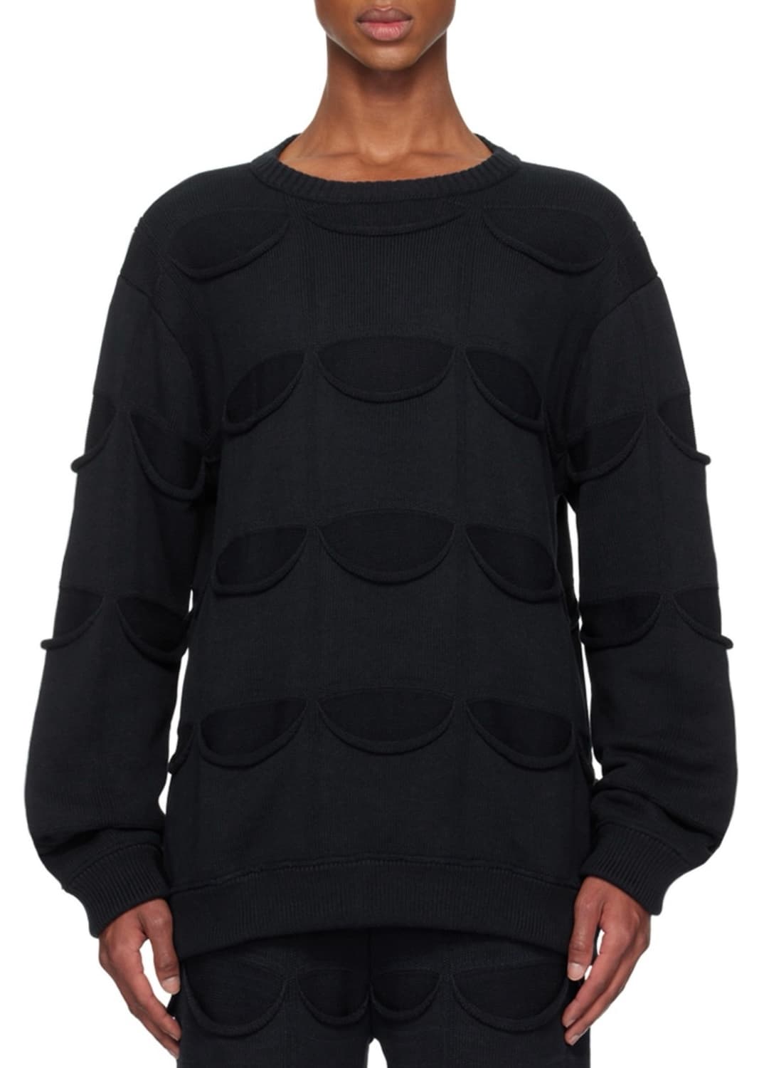 Isa Boulder SSENSE 익스클루시브 네이비 울 포켓 스웨터 상품이미지1