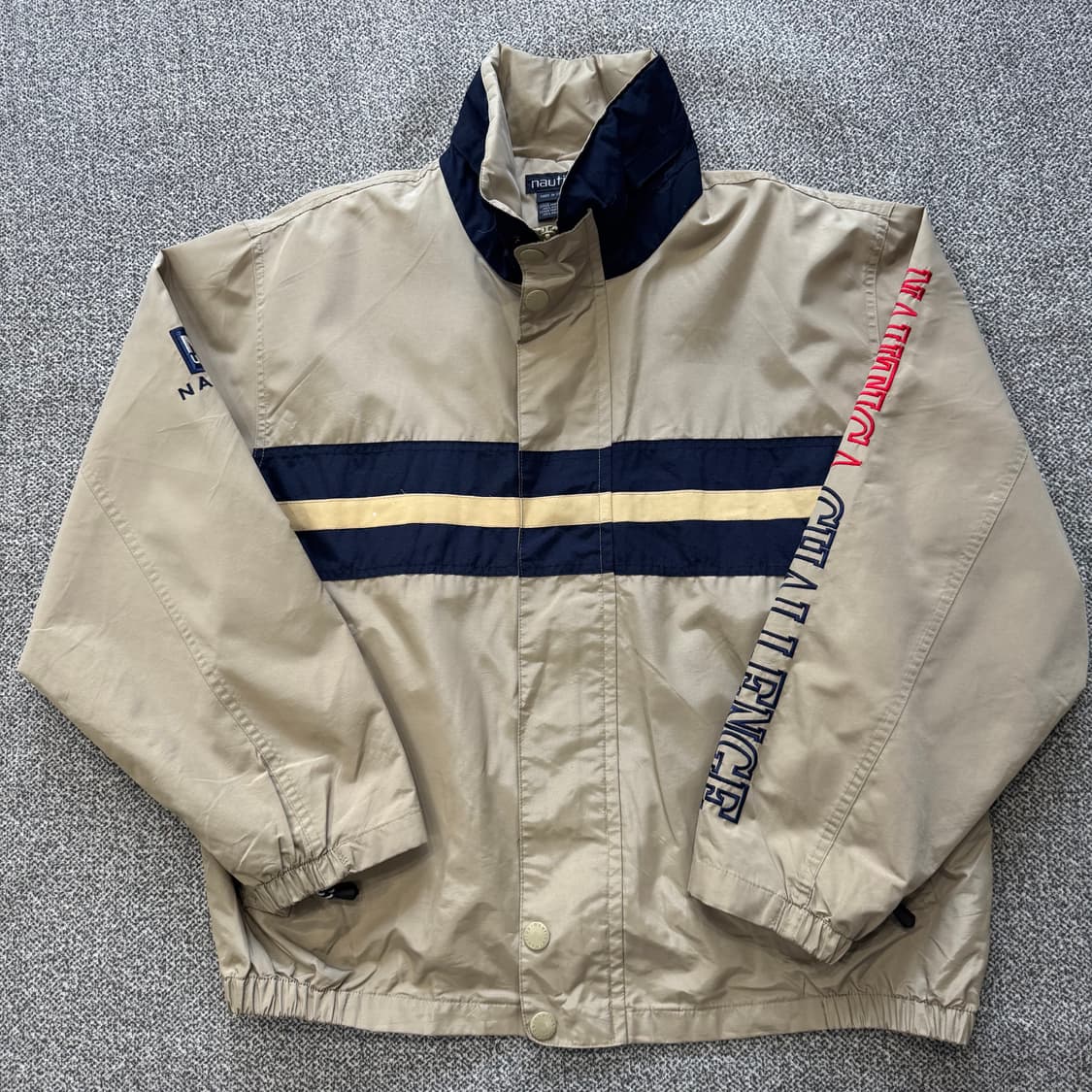 노티카 올드스쿨 배색 바람막이 상품이미지1