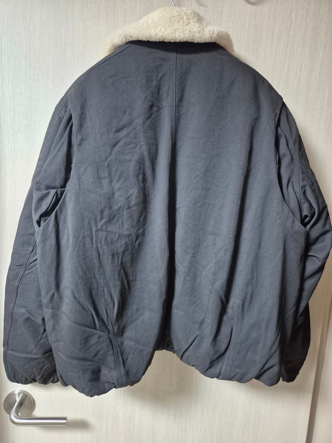 (24년) 커스텀멜로우 양모퍼카라 다운 블루종 95 상품이미지4