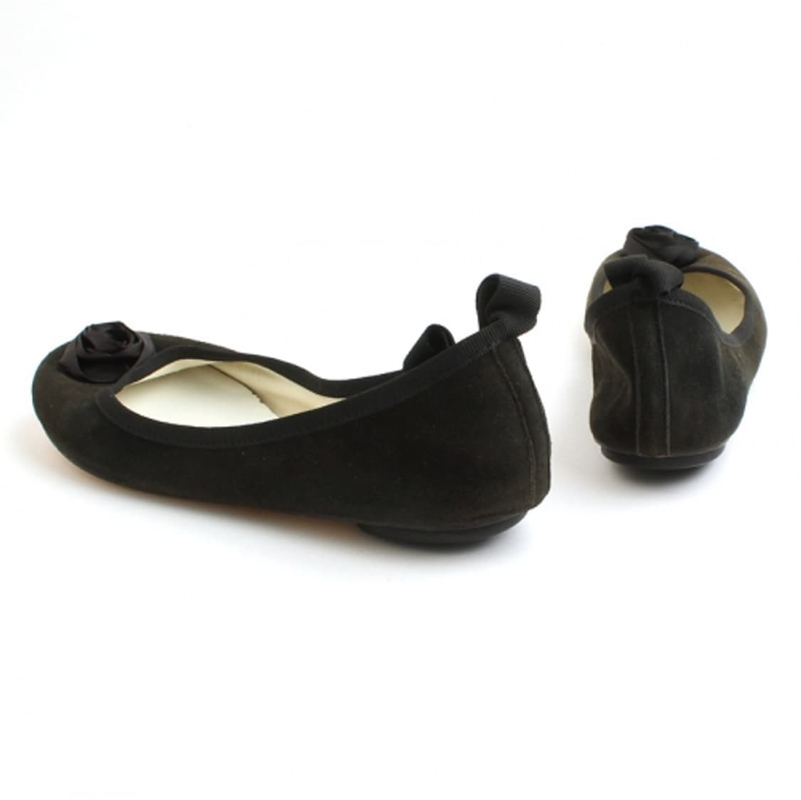 레페토 블랙 로즈리본 플랫슈즈 (국내 235) 상품이미지4