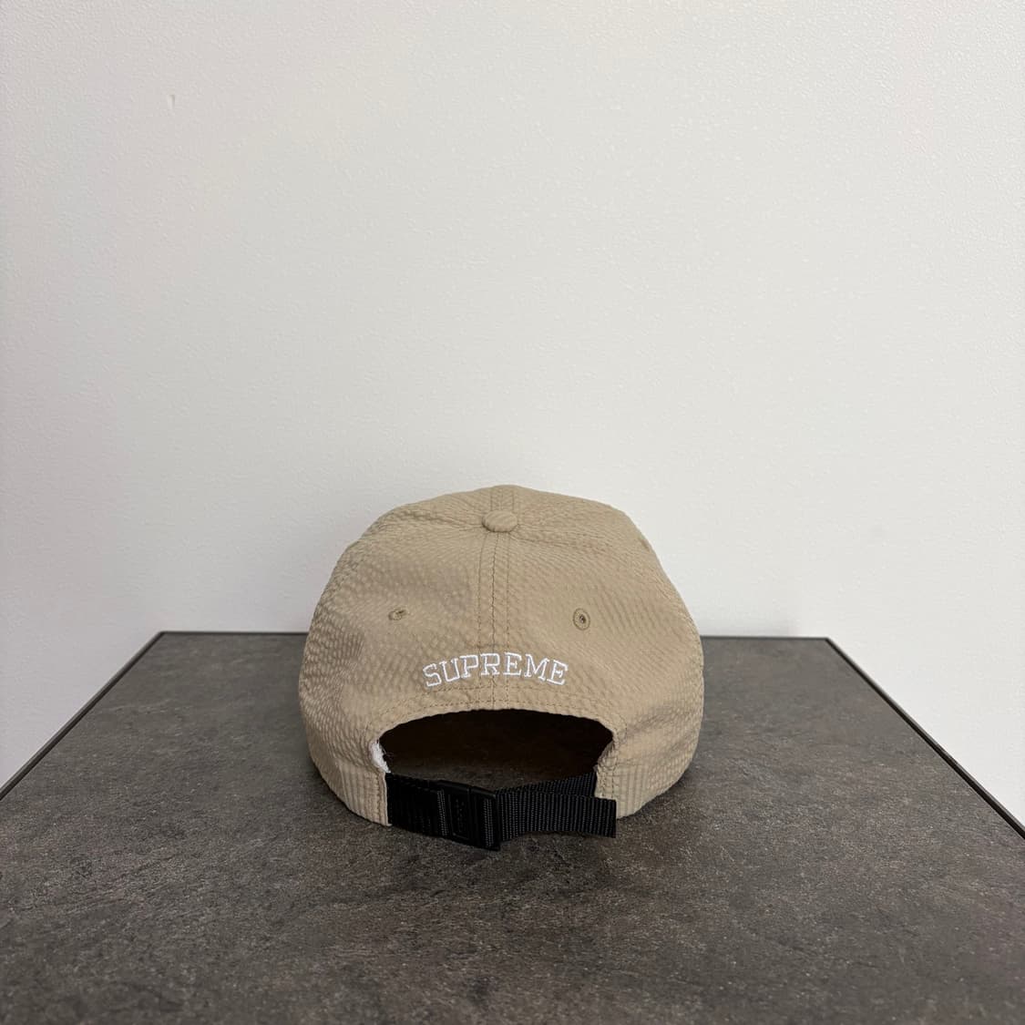(OS) 슈프림 S로고 볼캡 모자 시어서커 탄 상품이미지4