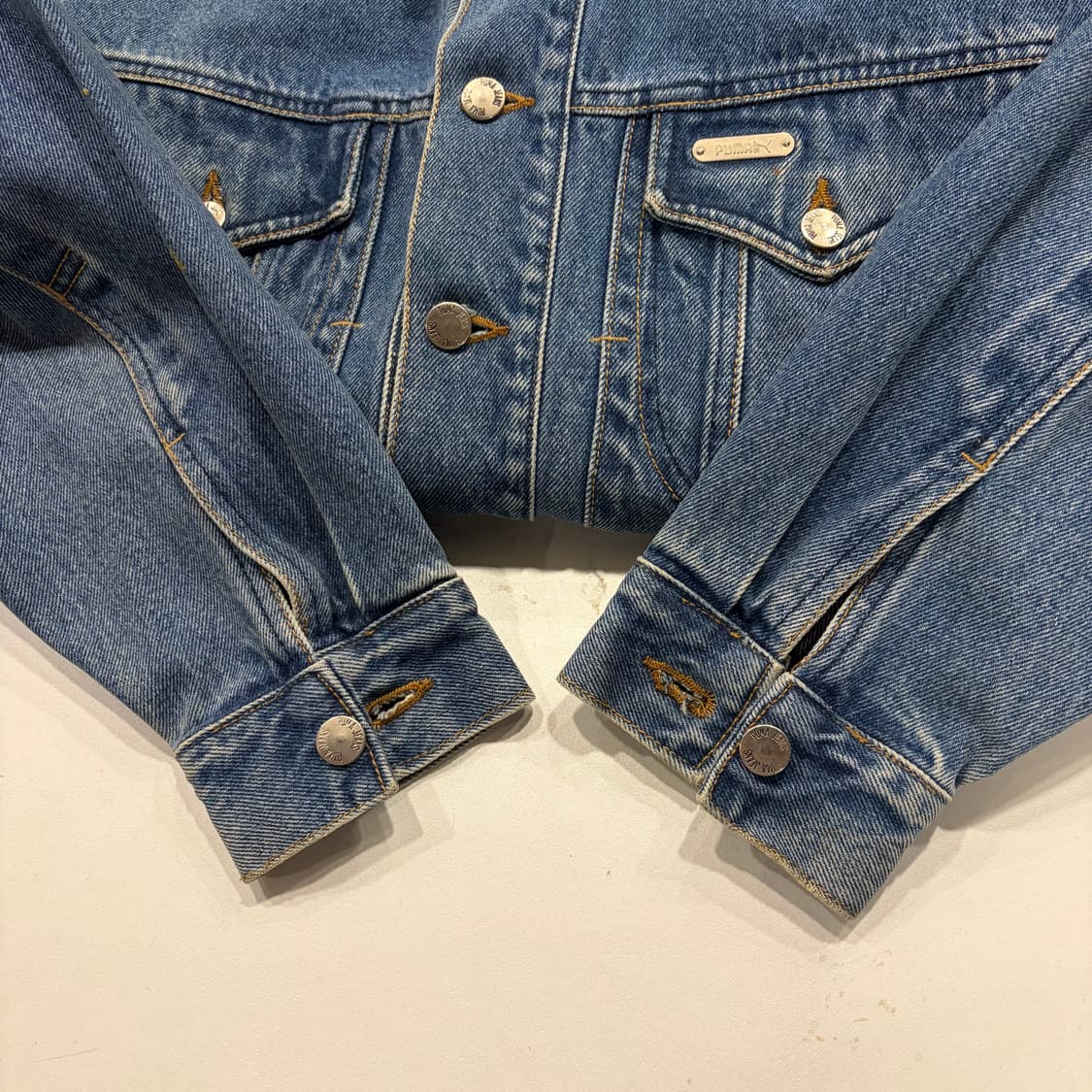 푸마 스포츠 puma 빈티지 데님 자켓 청자켓 B578 상품이미지6