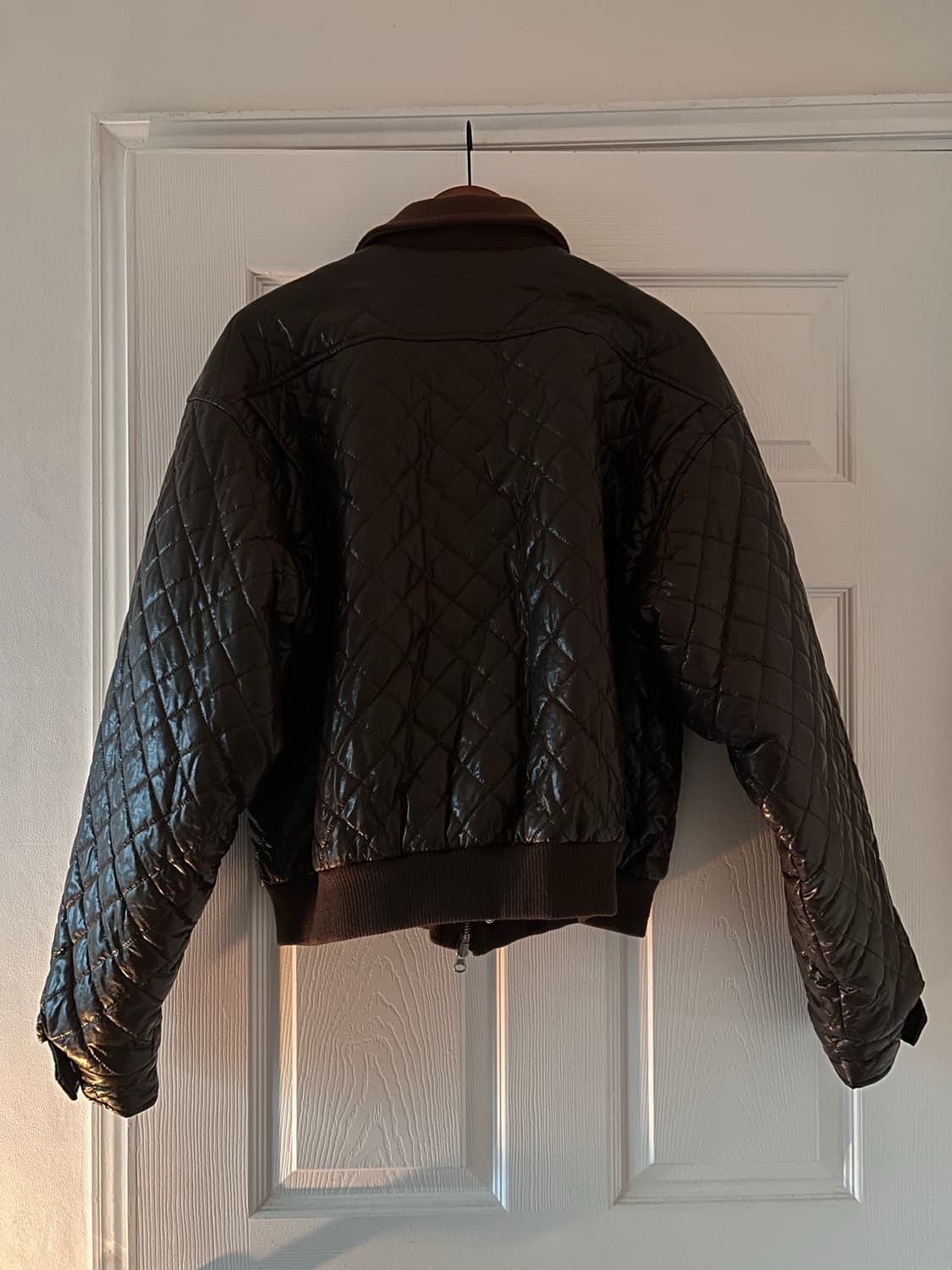 OWN 브라운 퀼팅 자켓 패딩 상품이미지2