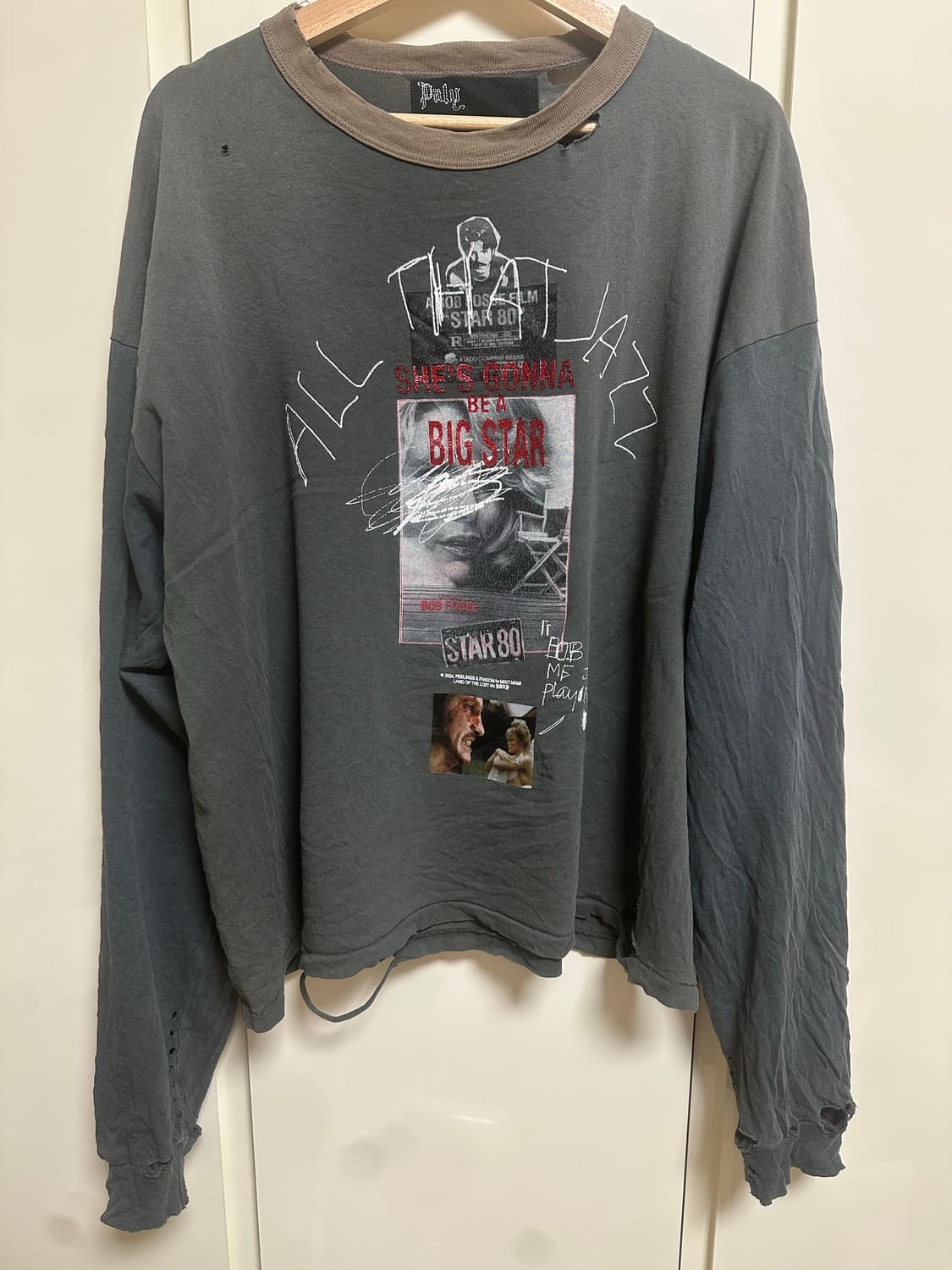 (XXL) 팔리 할리우드 star 80 롱슬리브 티  상품이미지1