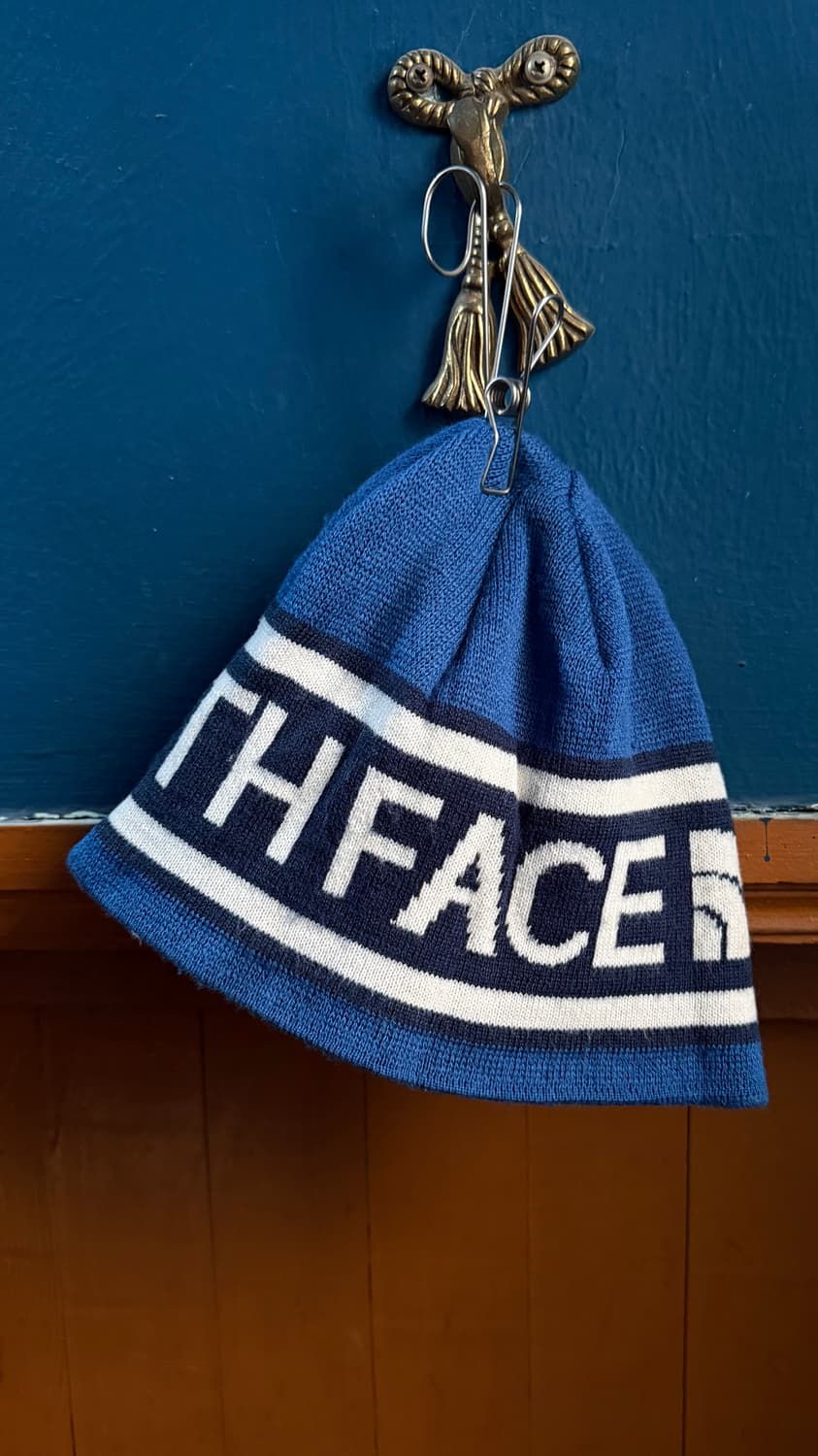 노스페이스 로고 스펠링 니트 비니 상품이미지2