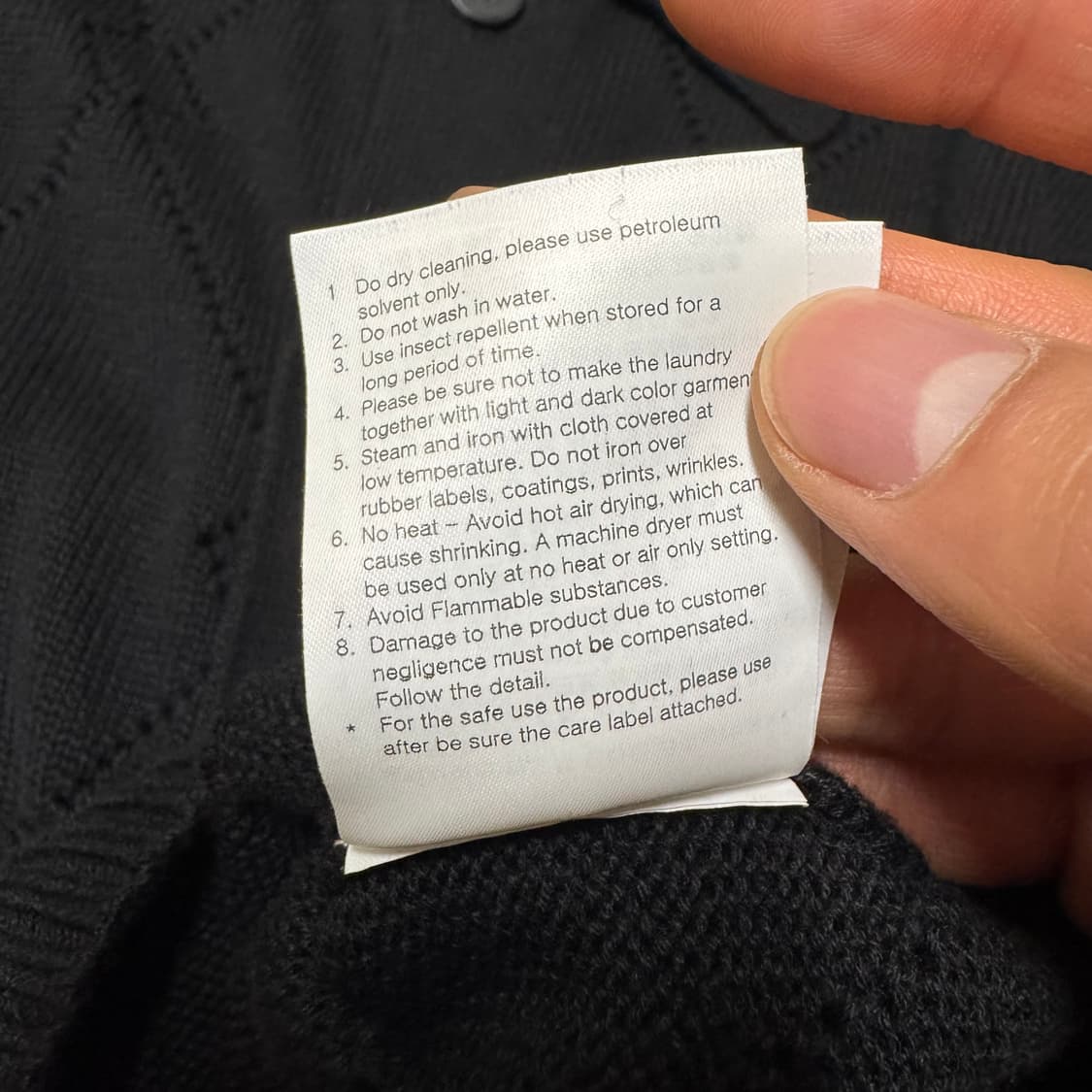 리 패턴 시스루 니트반팔 상품이미지7