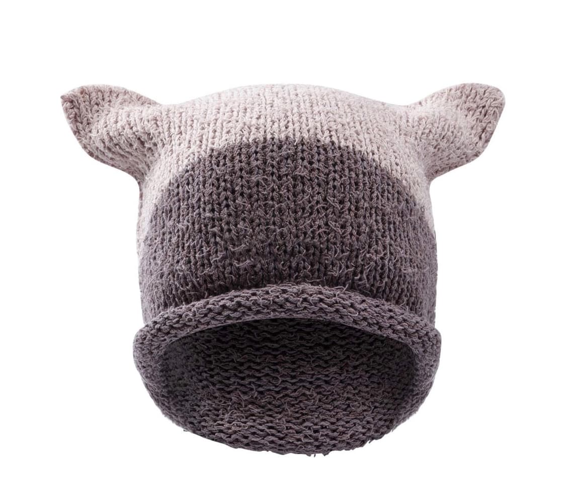 코이세이오 스퀘어 비니 SQUARE BEANIE PURPLE GREY 상품이미지1