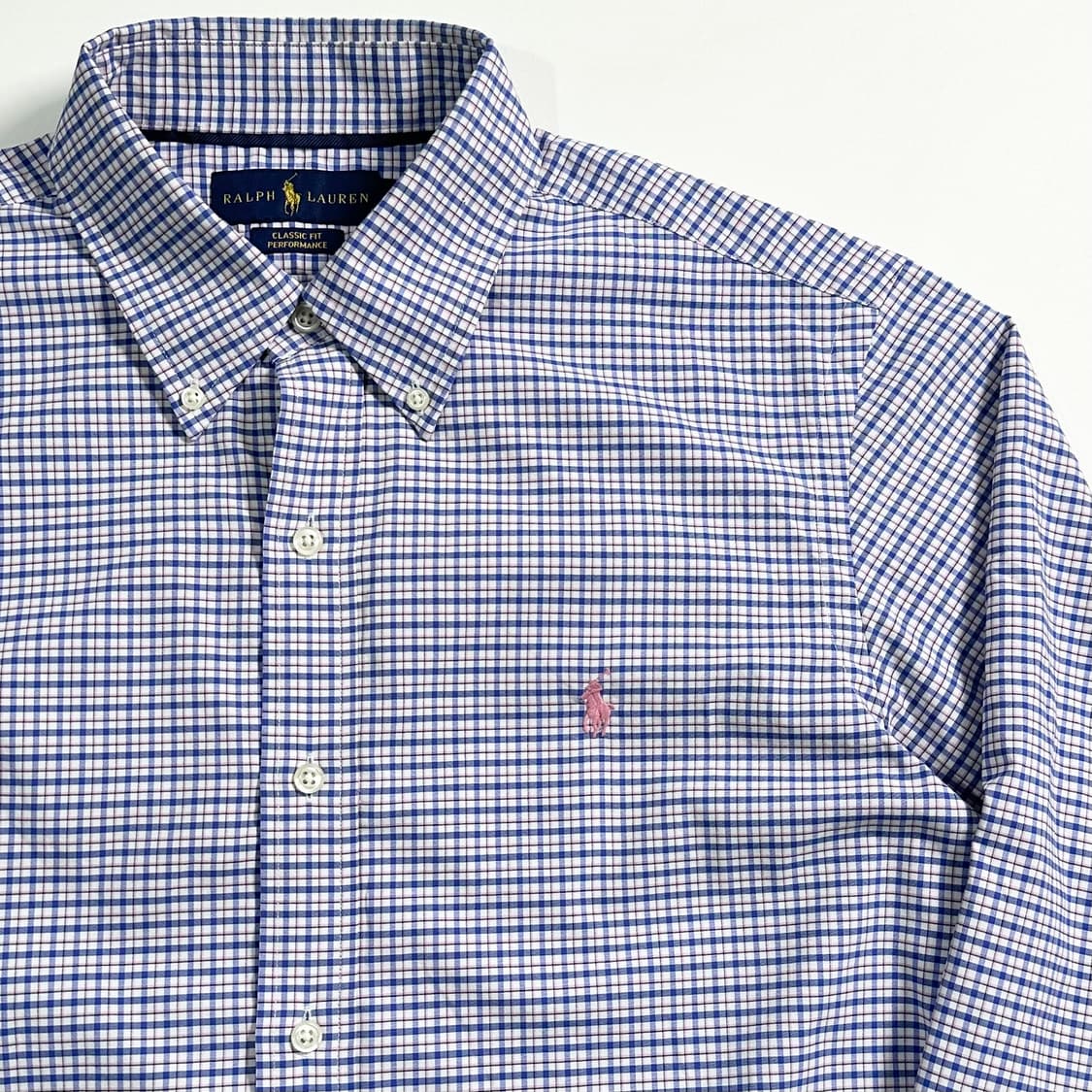 폴로 랄프로렌 핑크포니 체크 셔츠 상품이미지3