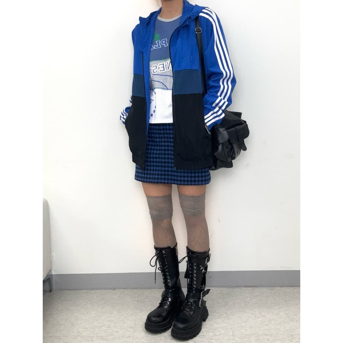 빈티지 아디다스 후드 집업 윈드브레이커 상품이미지5