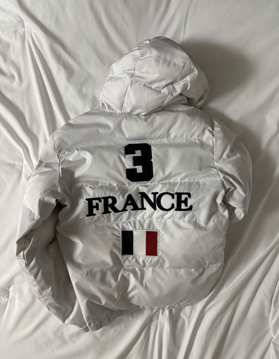 폴로 빅포니 프랑스 패딩 화이트 (유일매물) 상품이미지4