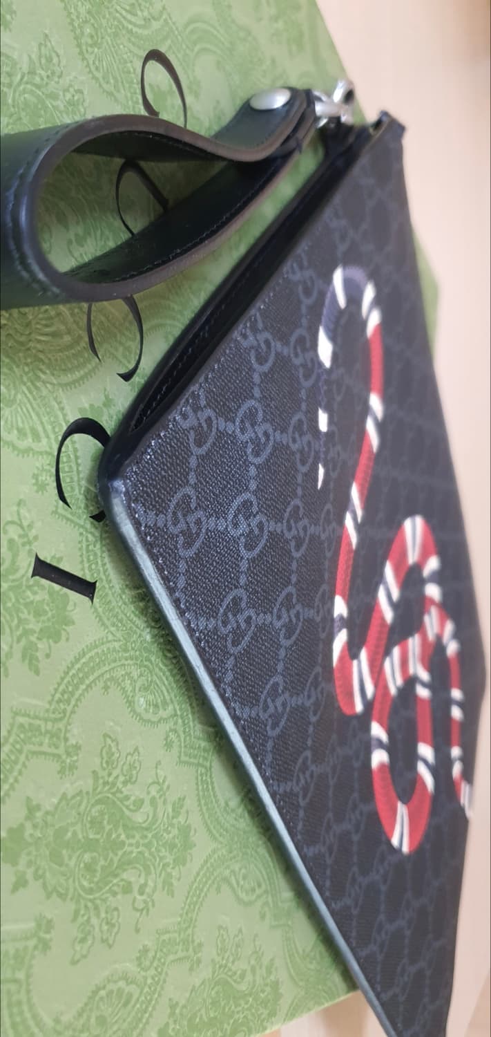 구찌 스네이크 클러치/클러치백 정품A급(감정O) 상품이미지5