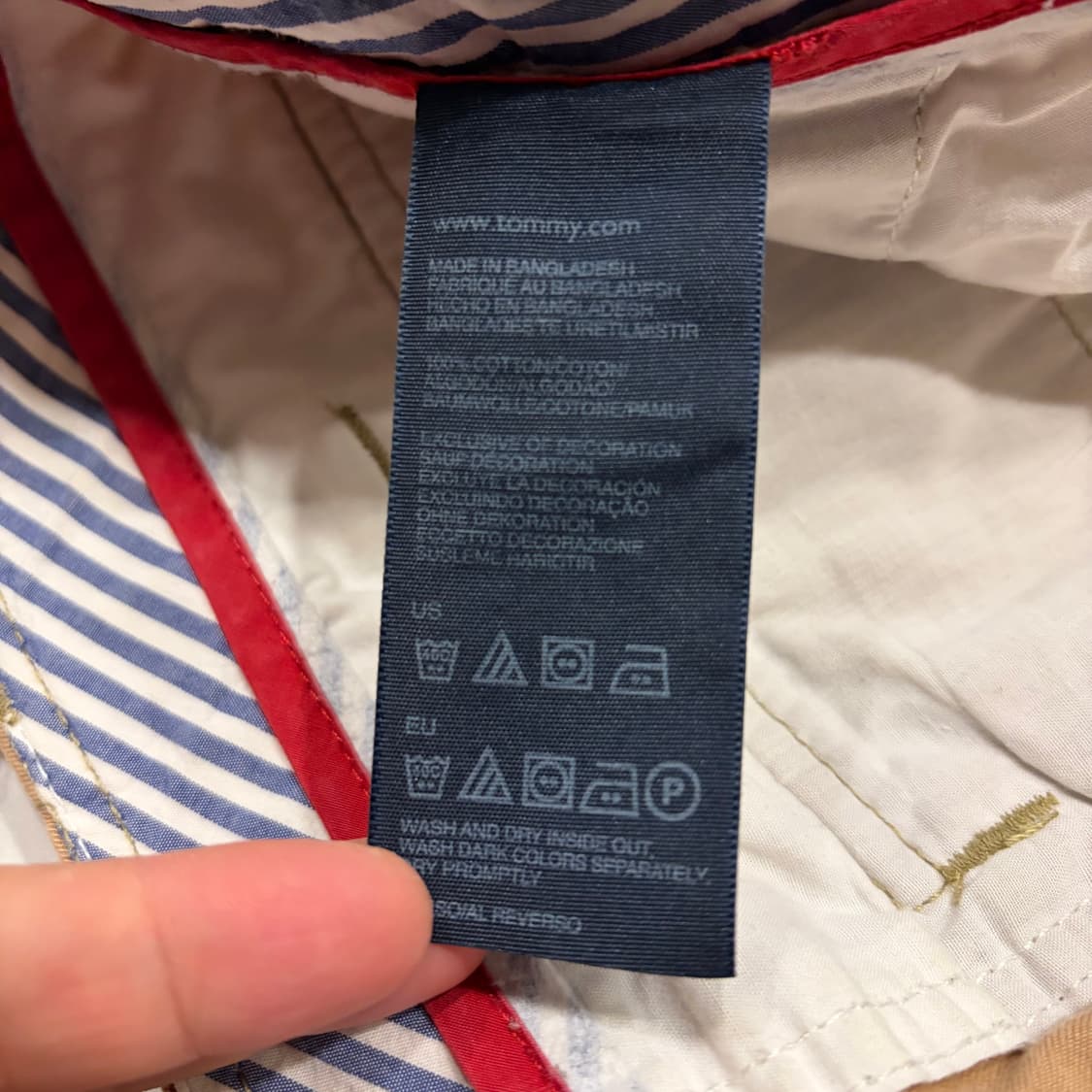 [38] 타미힐피거 베이지 카고 반바지 B879 상품이미지4