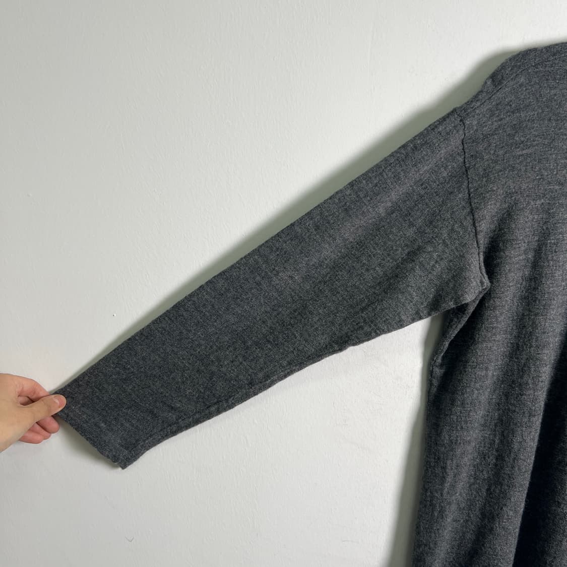 Y's for men 요지야마모토 그레이 카라 니트 스웨터  상품이미지7