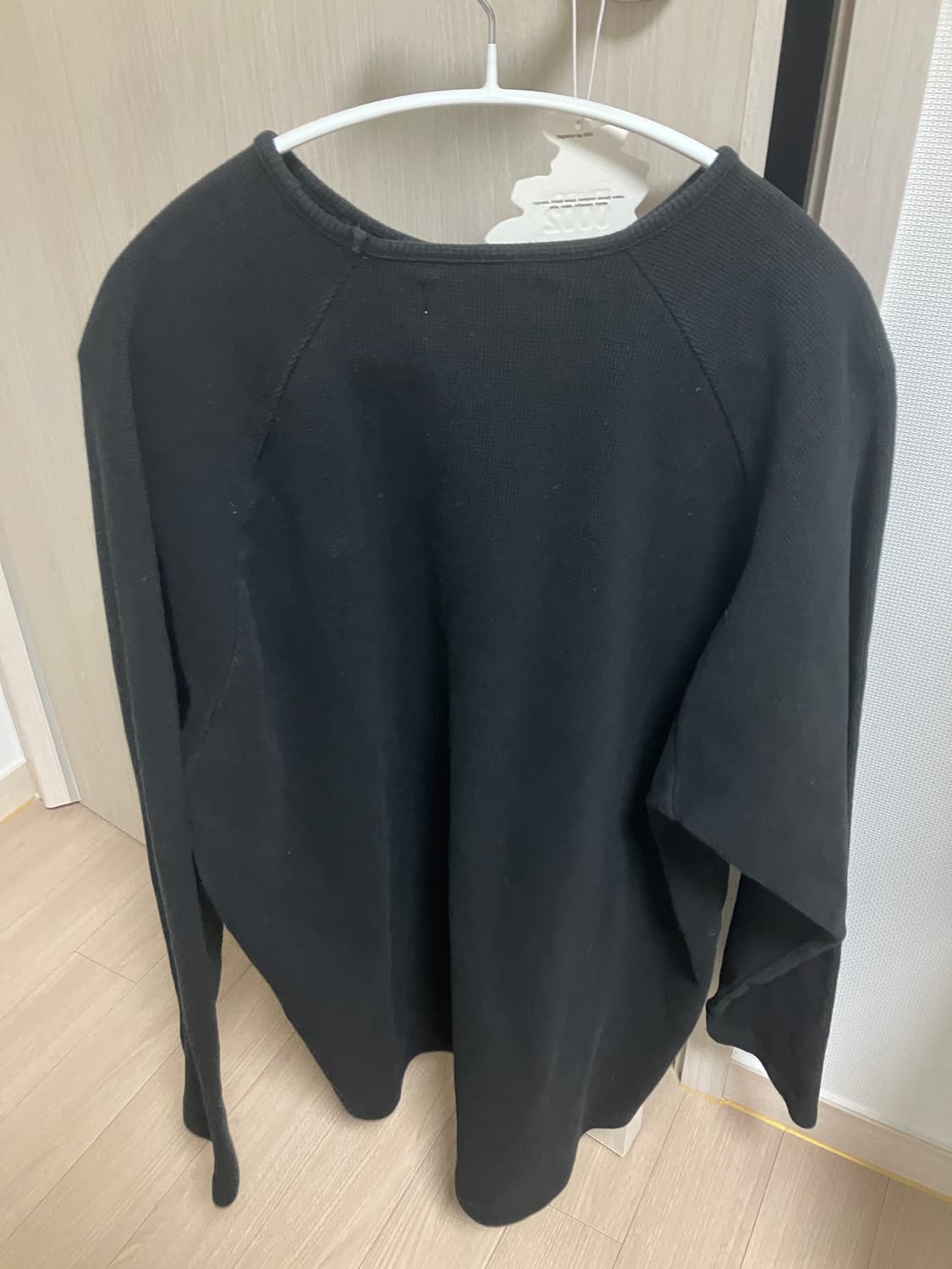 (L) 8division 롱슬리브 블랙 / 이니어 언유즈드 상품이미지2