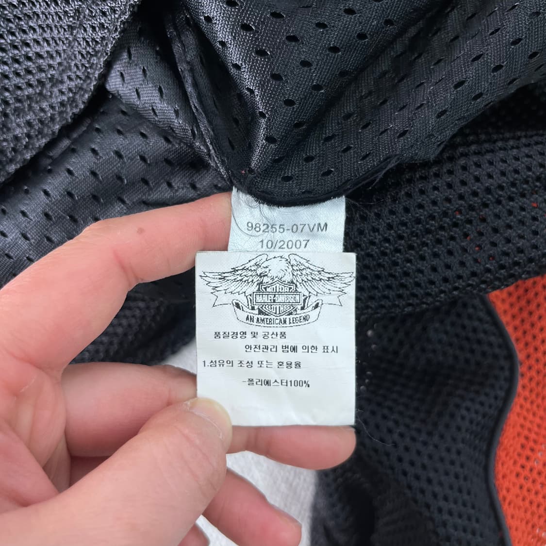 100 할리데이비슨 메쉬 빅로고 모터사이클 자켓 상품이미지7