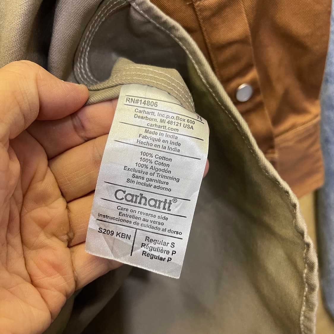 칼하트 웨스턴 셔츠 상품이미지5