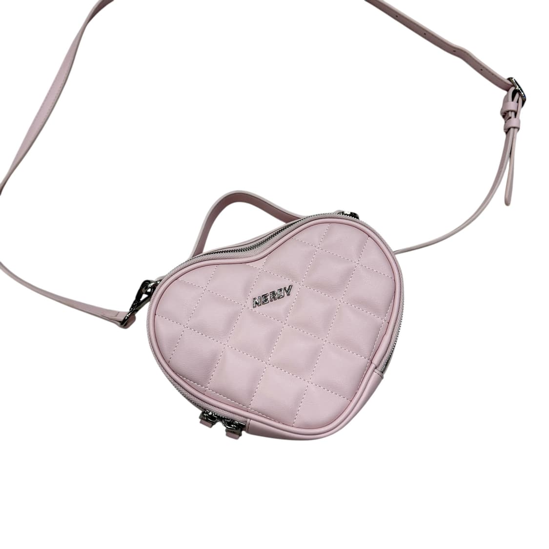 널디 하트 러브 투웨이 크로스백 가방 라이트핑크 상품이미지3