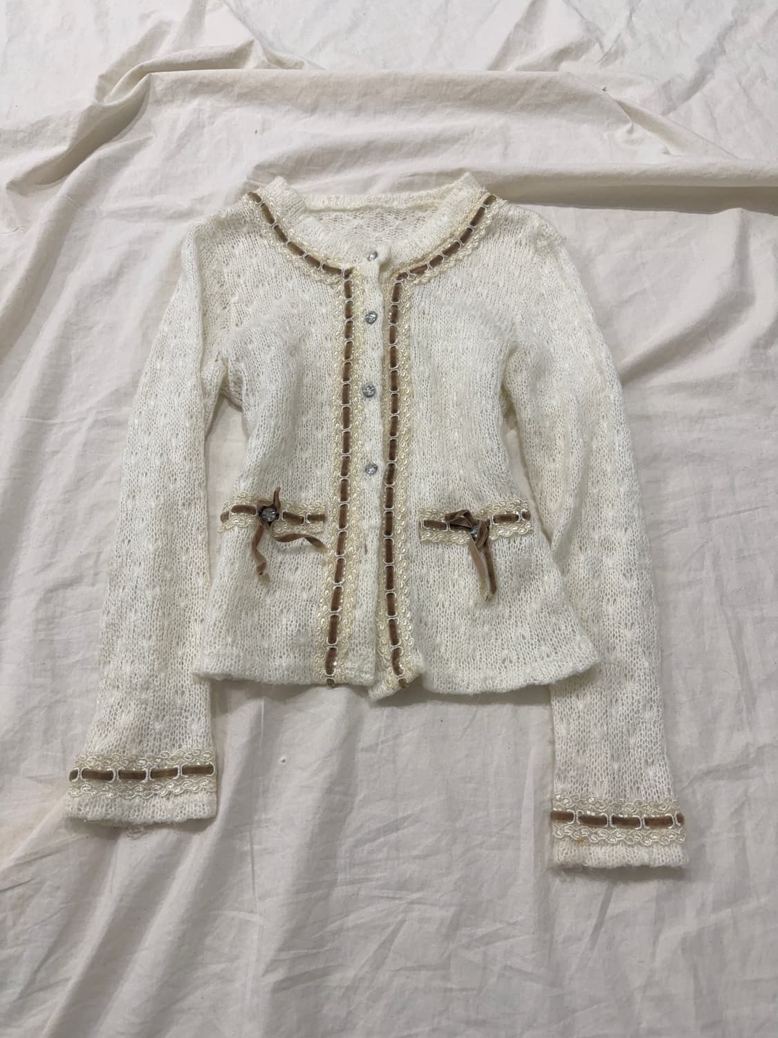 모카라떼 갸루 러블리 가디건 상품이미지2