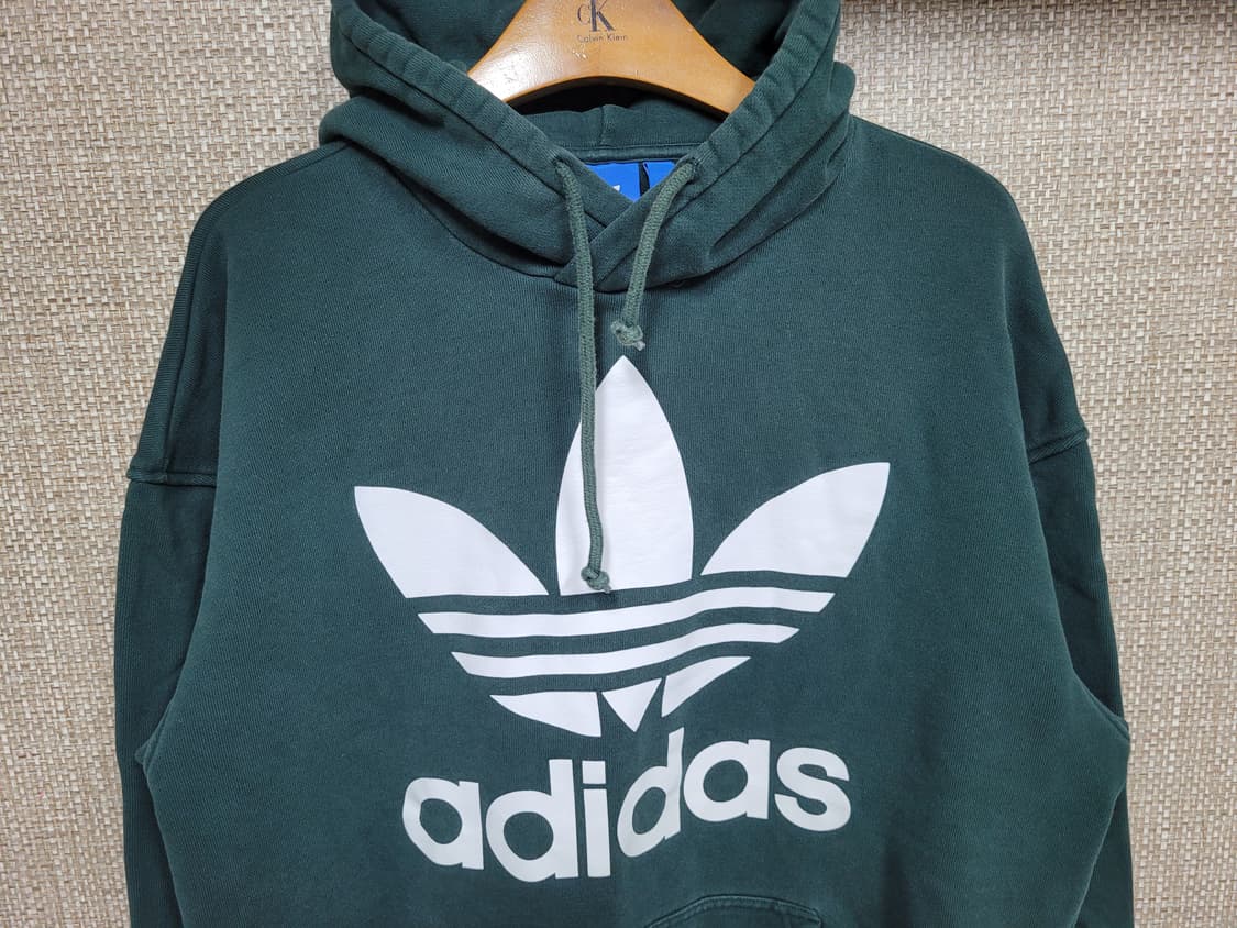 100사이즈 아디다스 오버핏 빅로고 후드티 상품이미지2