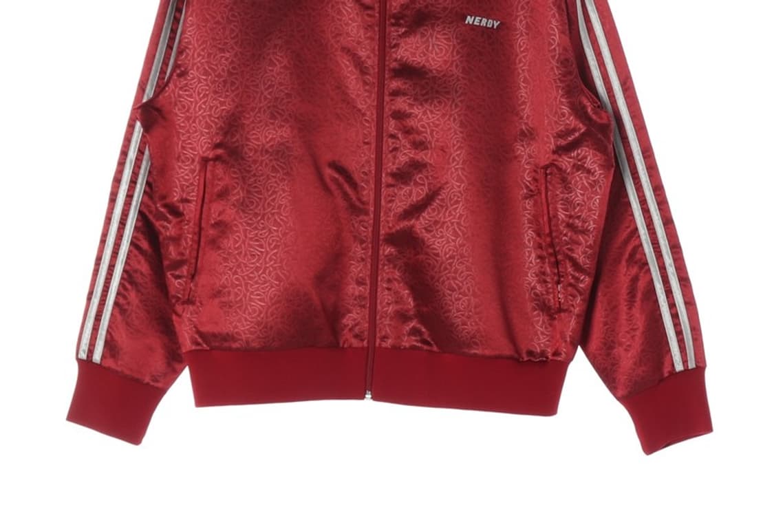 NERDY 페이즐리 패턴 레드 트랙탑 져지 M 상품이미지4