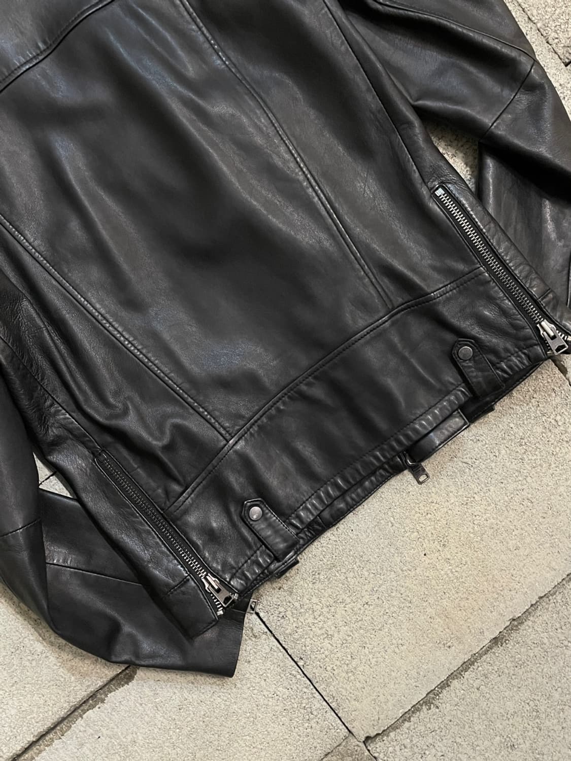 올세인츠 재스퍼 바이커 레더 자켓 상품이미지6