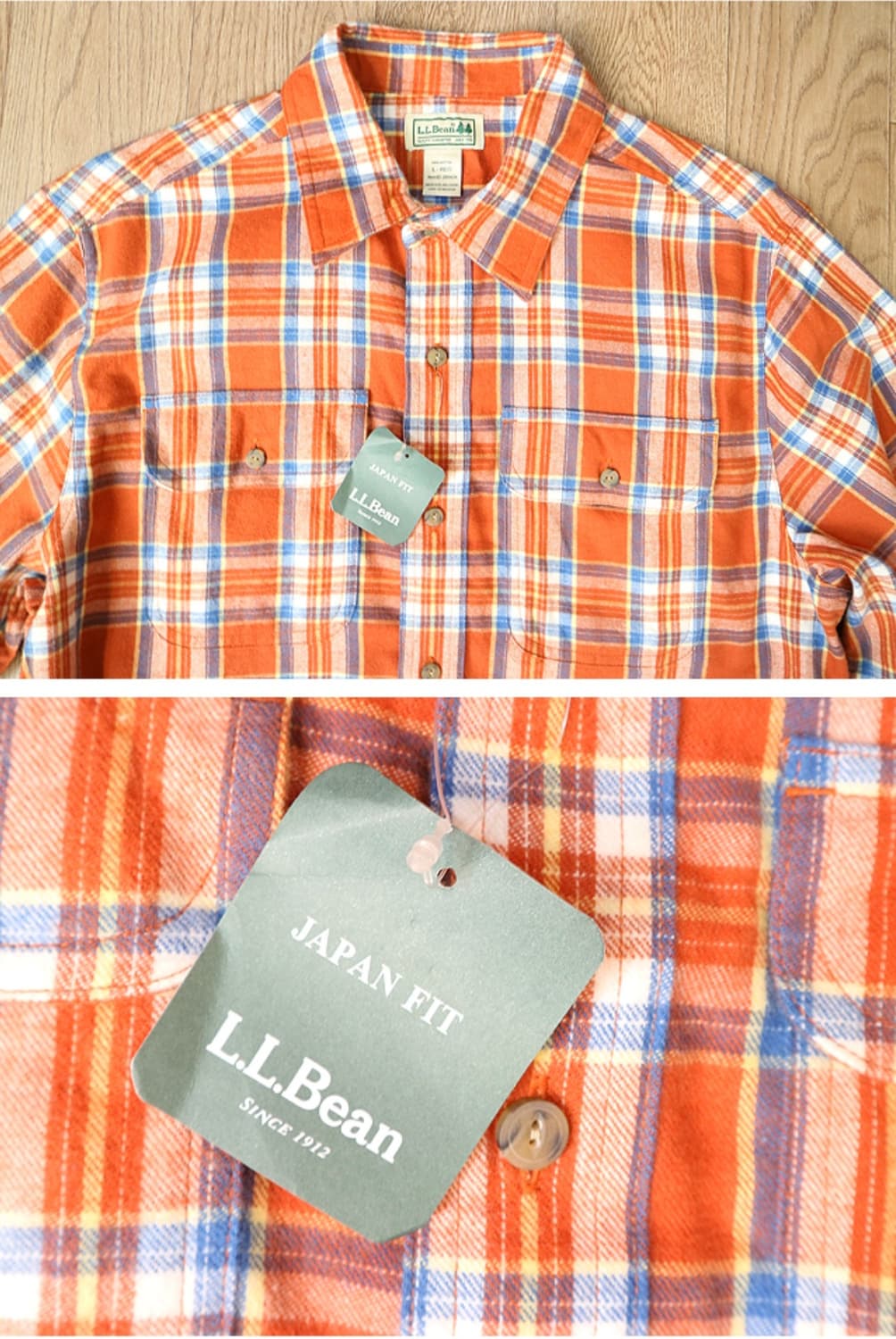 일본판 L.L BEAN 엘엘빈 플라넬 체크 남방

새 제품 상품이미지4