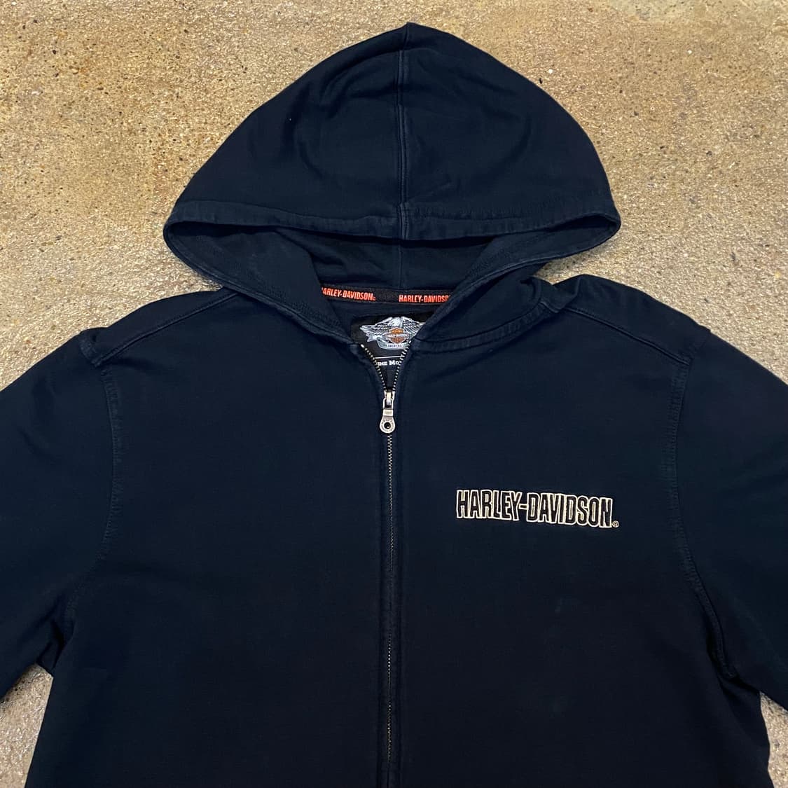 미국 빈티지 할리 데이비슨 로고 후드집업 후드티 상품이미지8