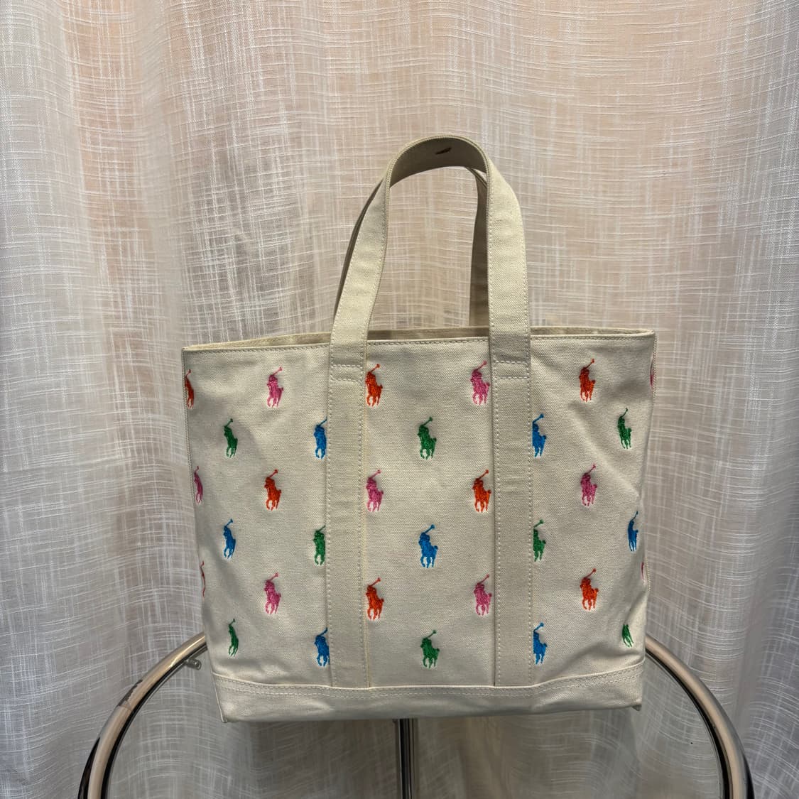 정품 폴로 랄프로렌 캔버스 토트백     상품이미지2