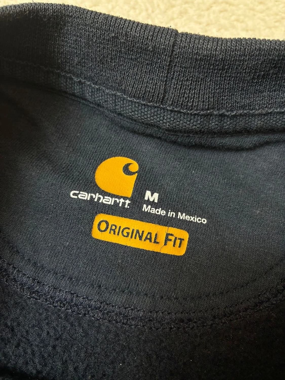 칼하트루즈핏 미드웨이트 레귤러 크루넥 맨투맨 PN7570 상품이미지6