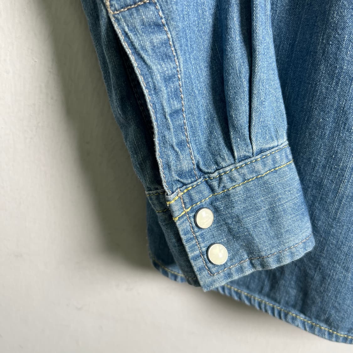 VTG 빈티지 웨스턴 데님 셔츠 L 상품이미지7