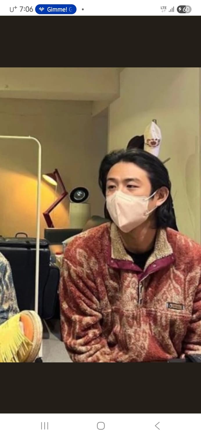 캐피탈 자바 패턴 플리스 팬츠 레드 상품이미지5